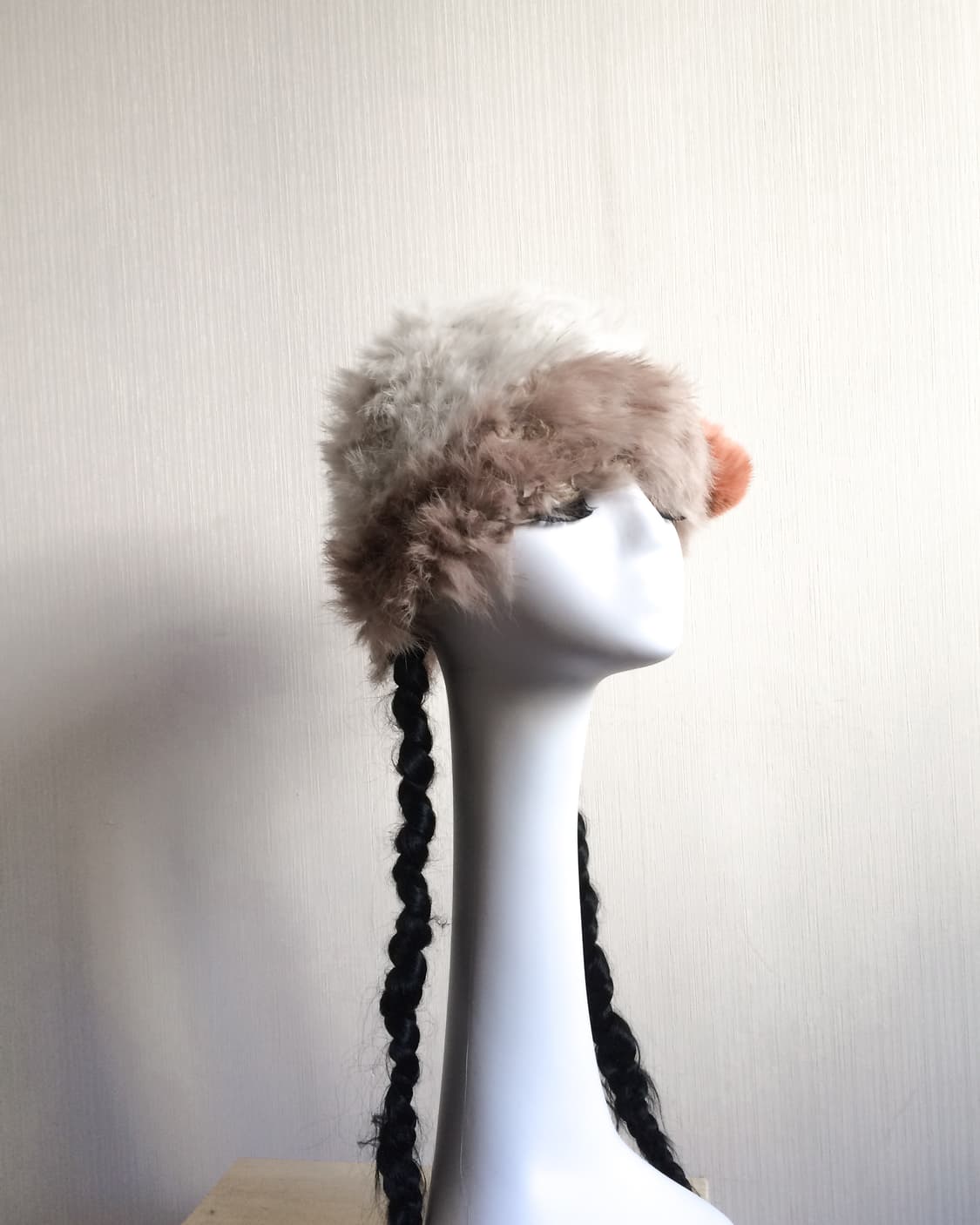  Rabbit fur beanie 상품이미지1