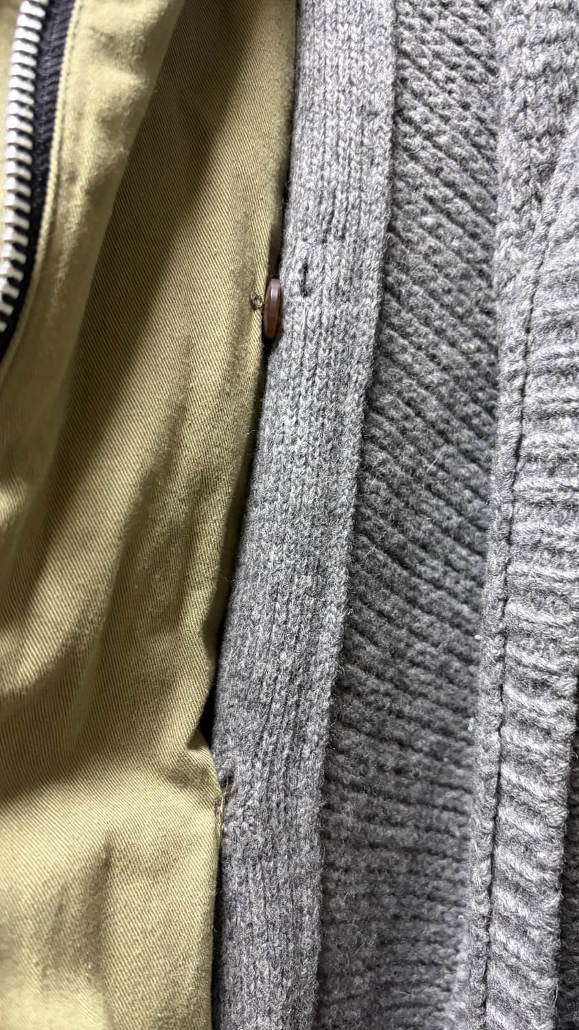 야상 점퍼 니트 탈부착 가능 상품이미지4