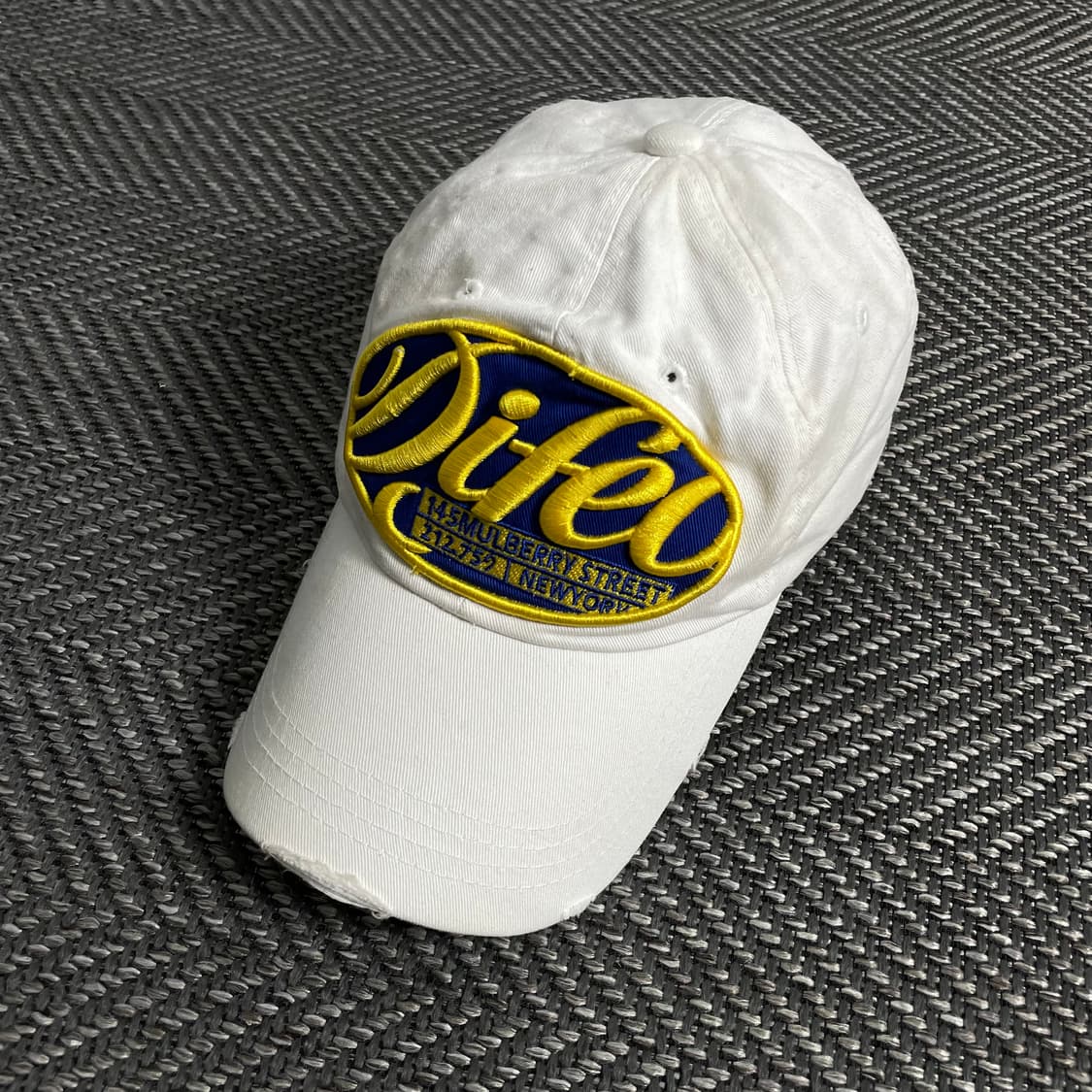 인터크루 y2k 빈티지 화이트 볼캡y 3794 상품이미지1