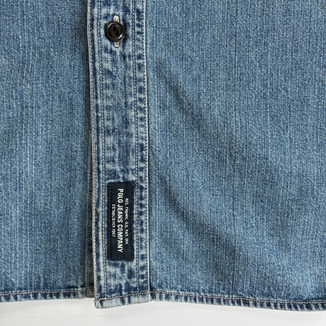 Polo Jeans 폴로 진스 90‘s 데님 투포켓 셔츠 상품이미지4