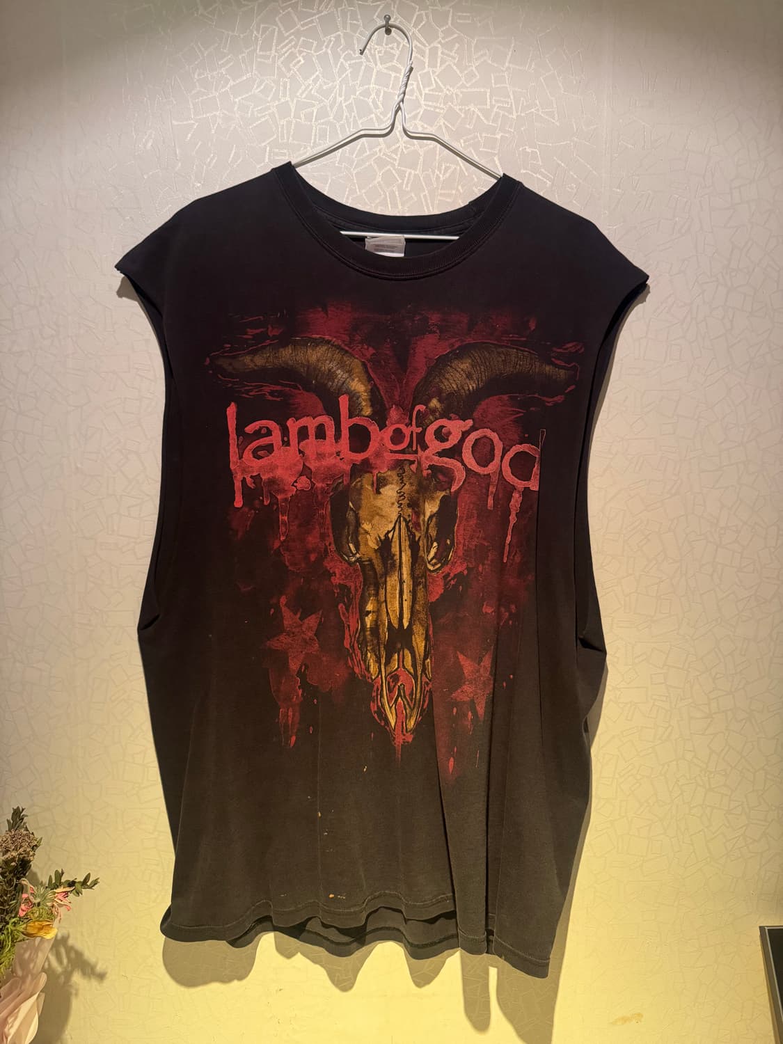 HANES Lamb of God 오사카 내한기념 슬리브리스 XL 상품이미지1