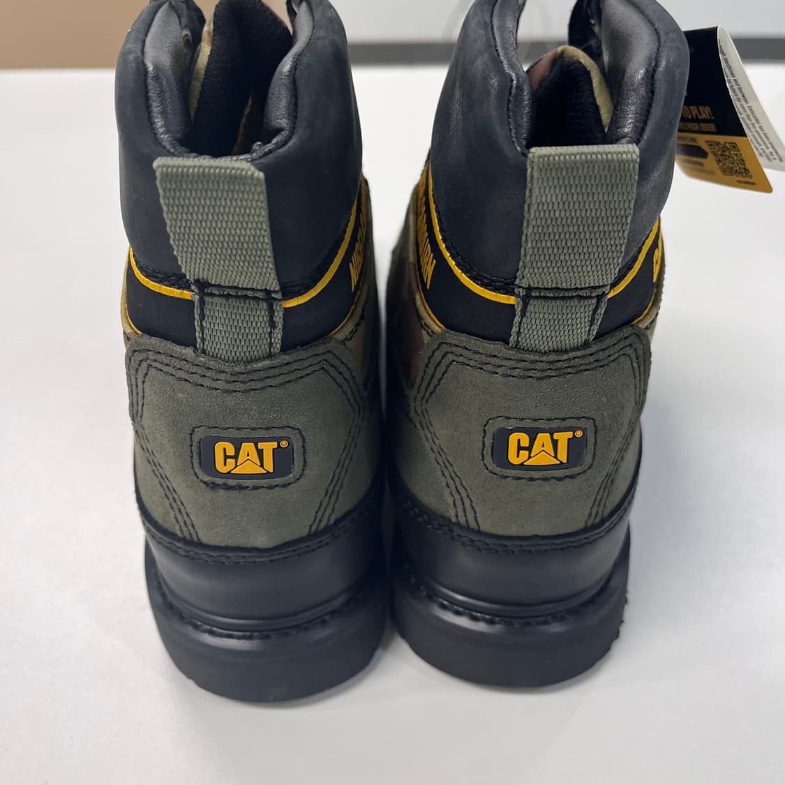 (미사용)Nigel Cabourn x CAT 나이젤카본 카모 워크 부츠 상품이미지7
