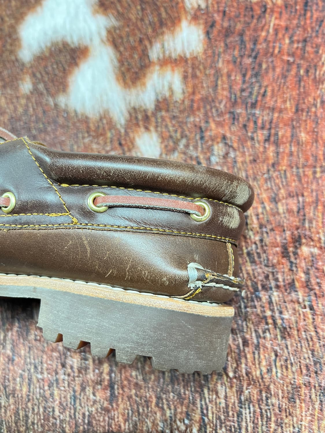 Timberland 팀버랜드 3-Eye 클래식 보트 슈즈 브라운 260 상품이미지6