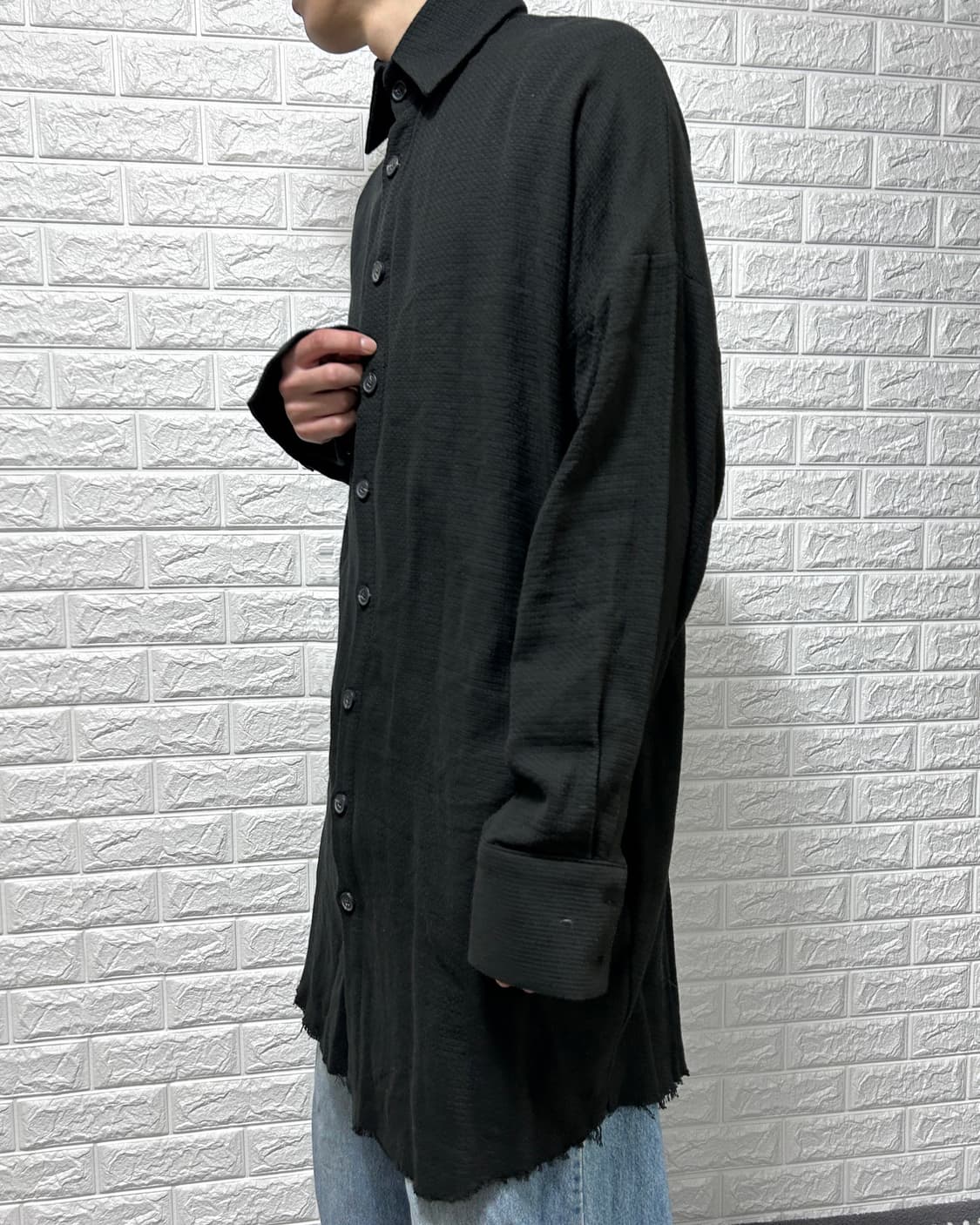 By The R 롱 러프 아웃 셔츠 상품이미지1