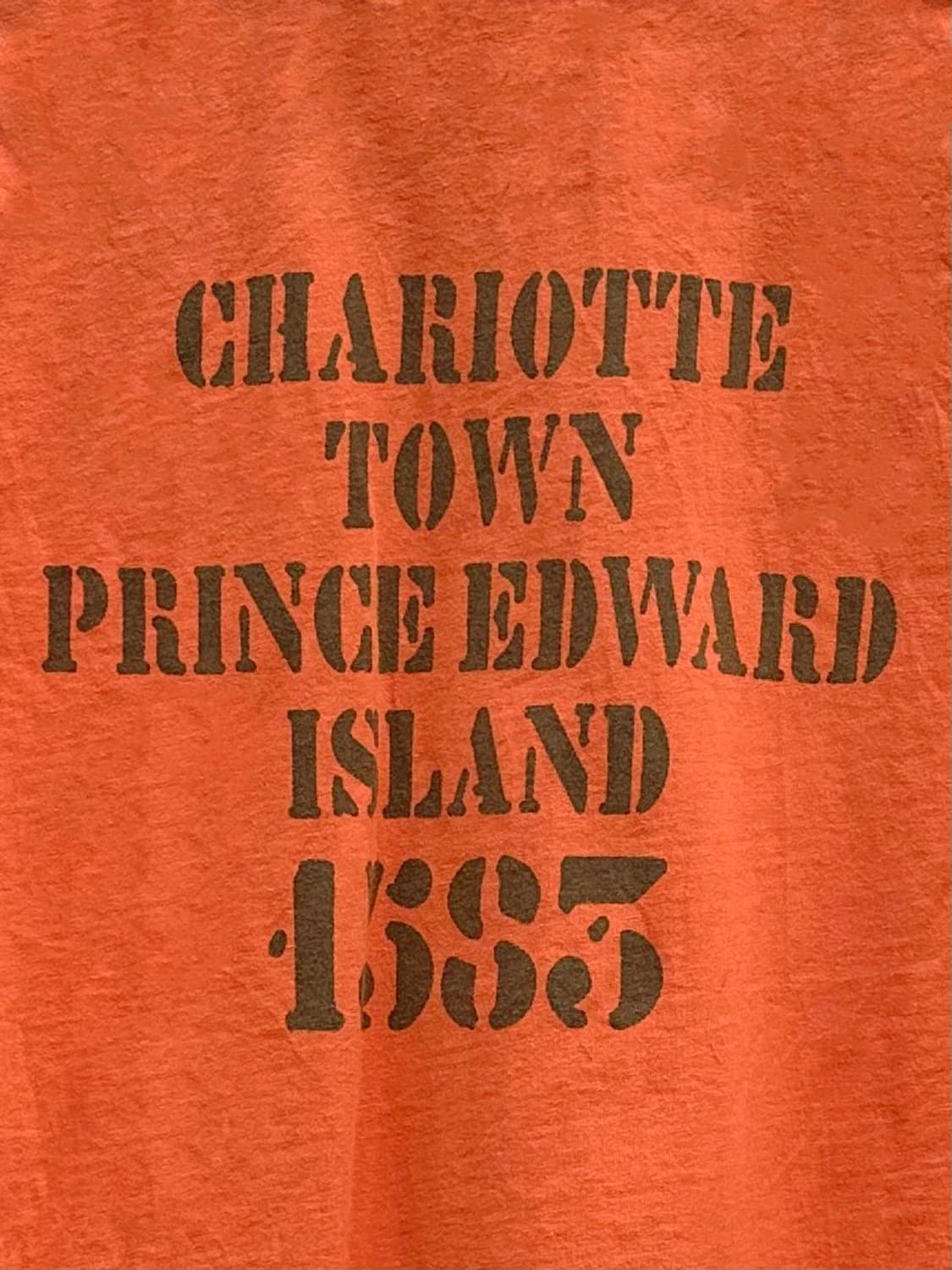 백넘버 오렌지 라운드 긴팔티셔츠 상품이미지3