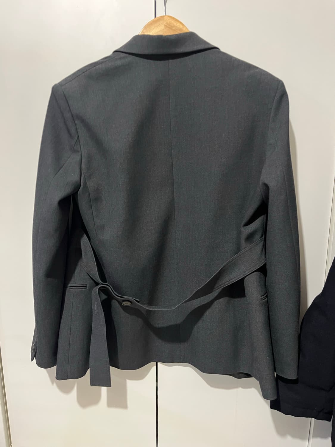 LAP(랩) 벨티드 자켓 차콜 / M사이즈 상품이미지2