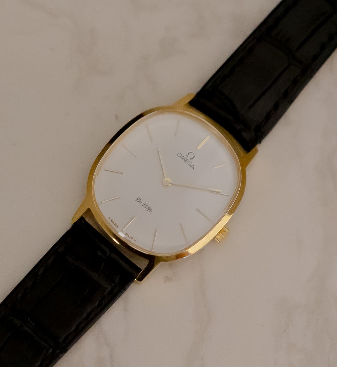 오메가 드빌 엘립스 화이트 빈티지 수동 시계 상품이미지2