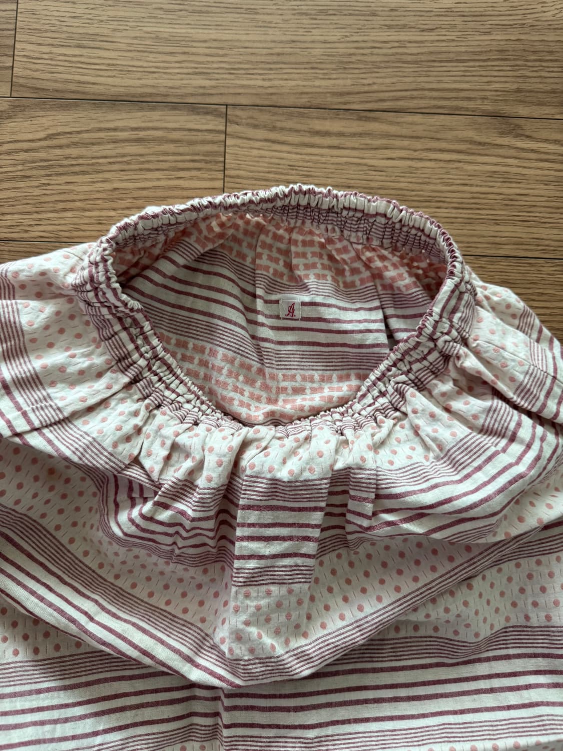 Dot and Stripe Skirt 상품이미지2