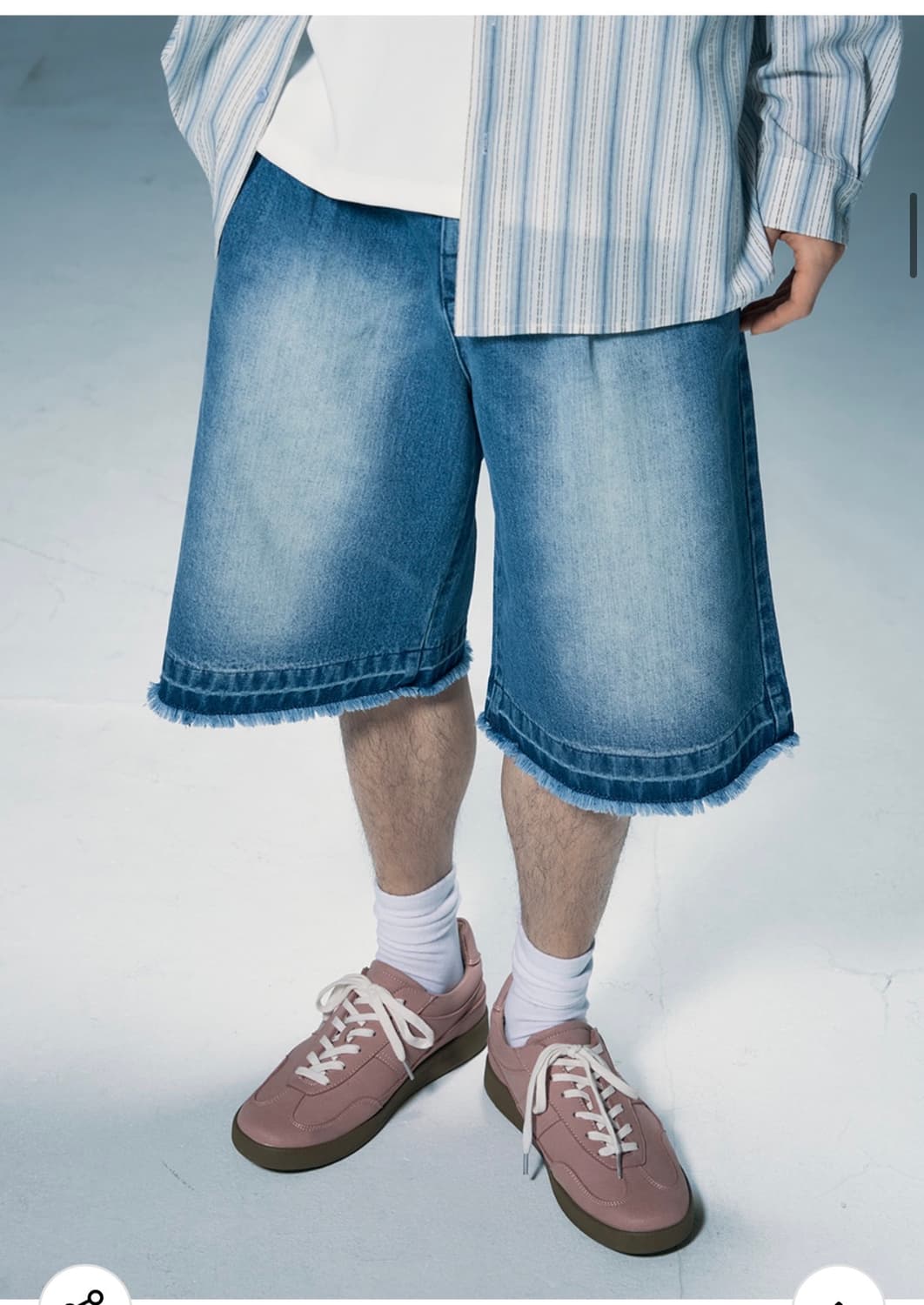 (새상품)(270)드로우핏 클라우디 스웨이드 스니커즈 DUSTY PINK 상품이미지5