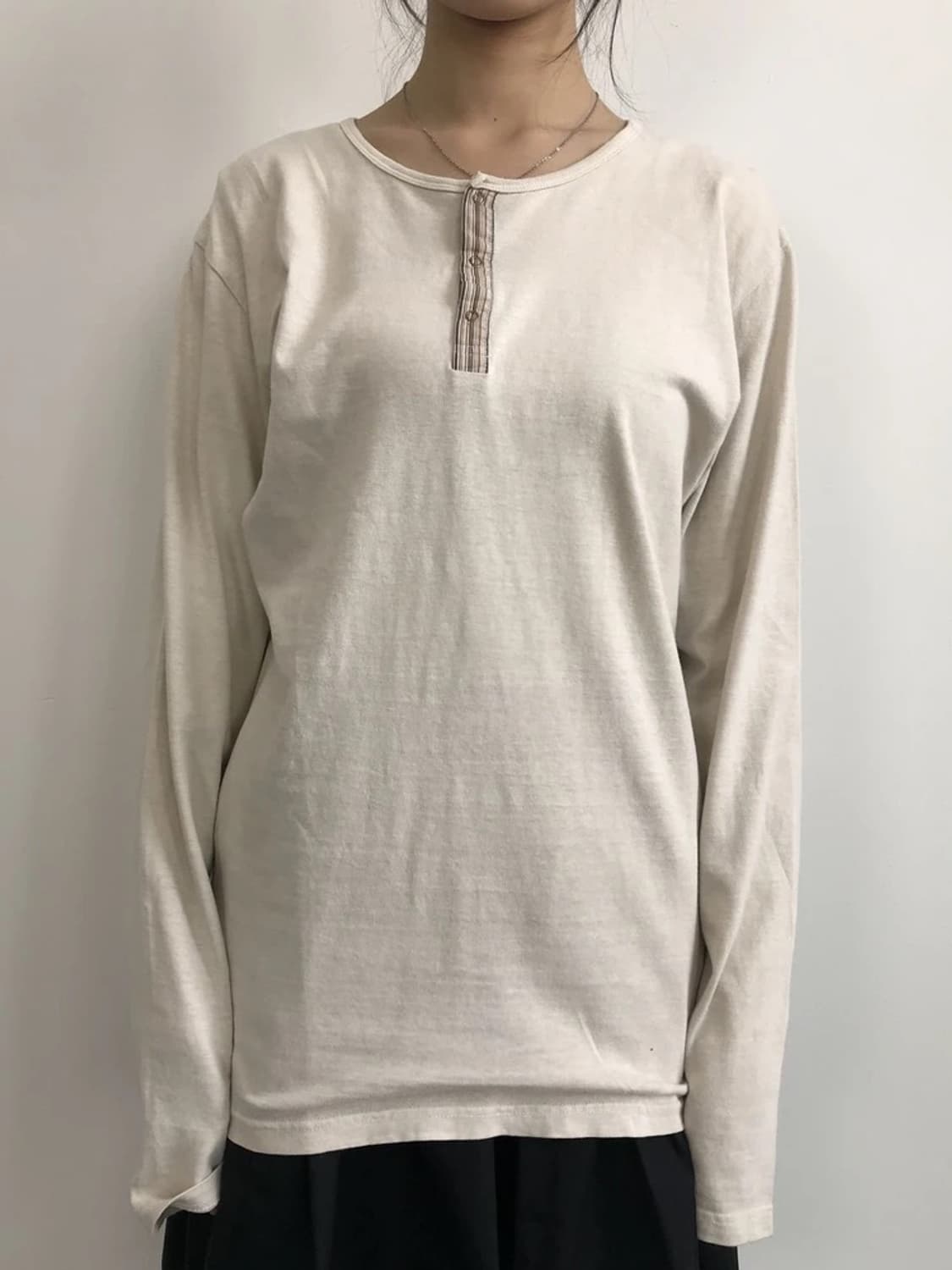 Mens Melrose Zip Henley Long Sleeve 상품이미지2