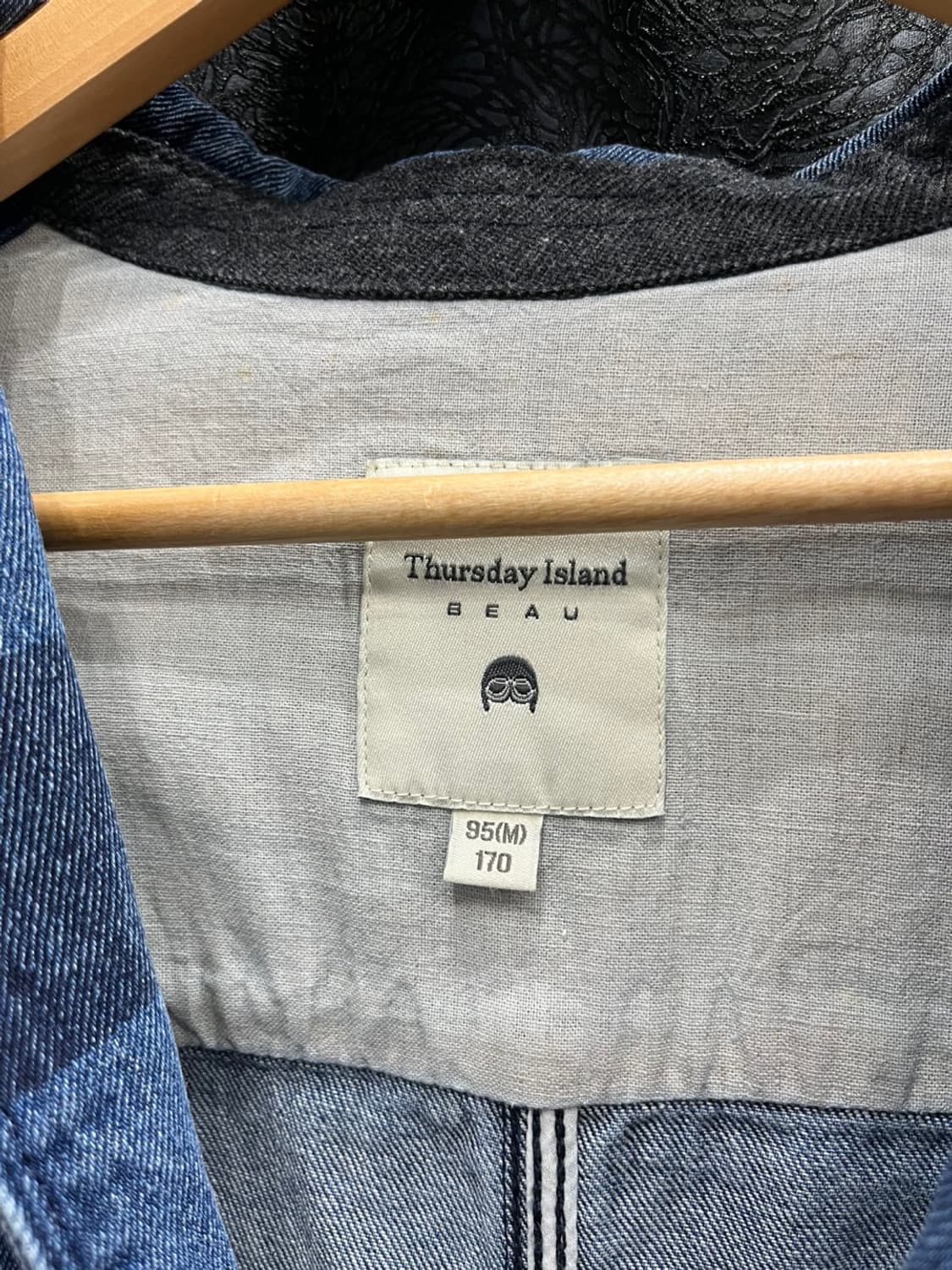 써스데이아일랜드 데님자켓 상품이미지2