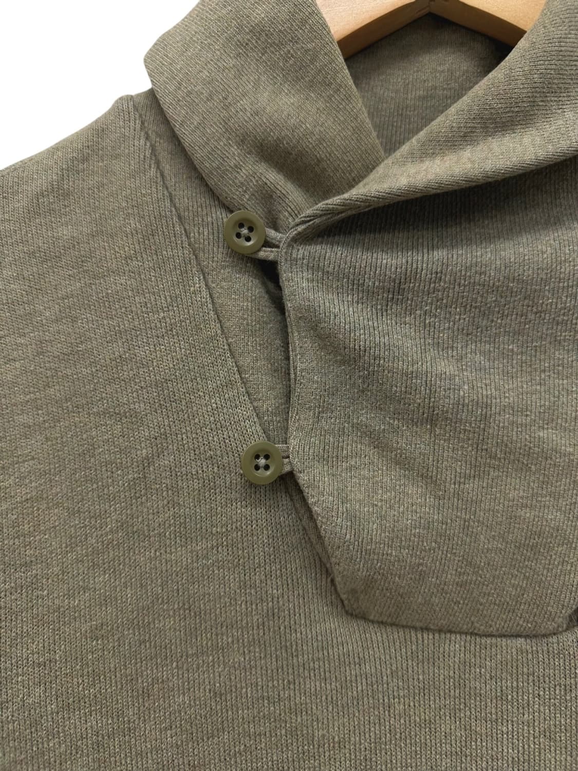 00s 폴로 숄카라 니트 올리브 (M) 상품이미지3