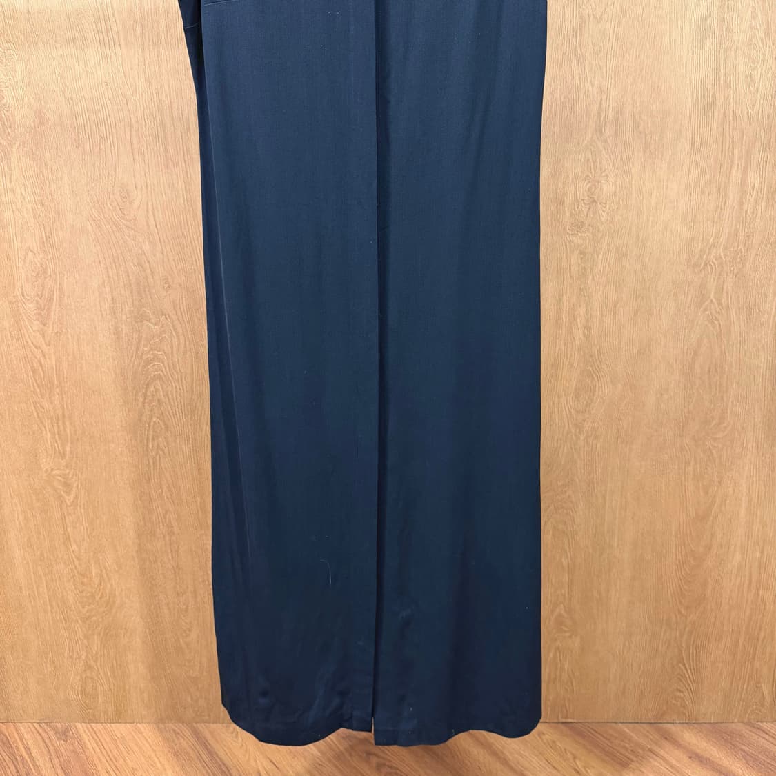 버버리 런던 클래식 셔츠 롱 원피스 히든 버튼 캡 소매 디테일 딥 네이비 상품이미지5