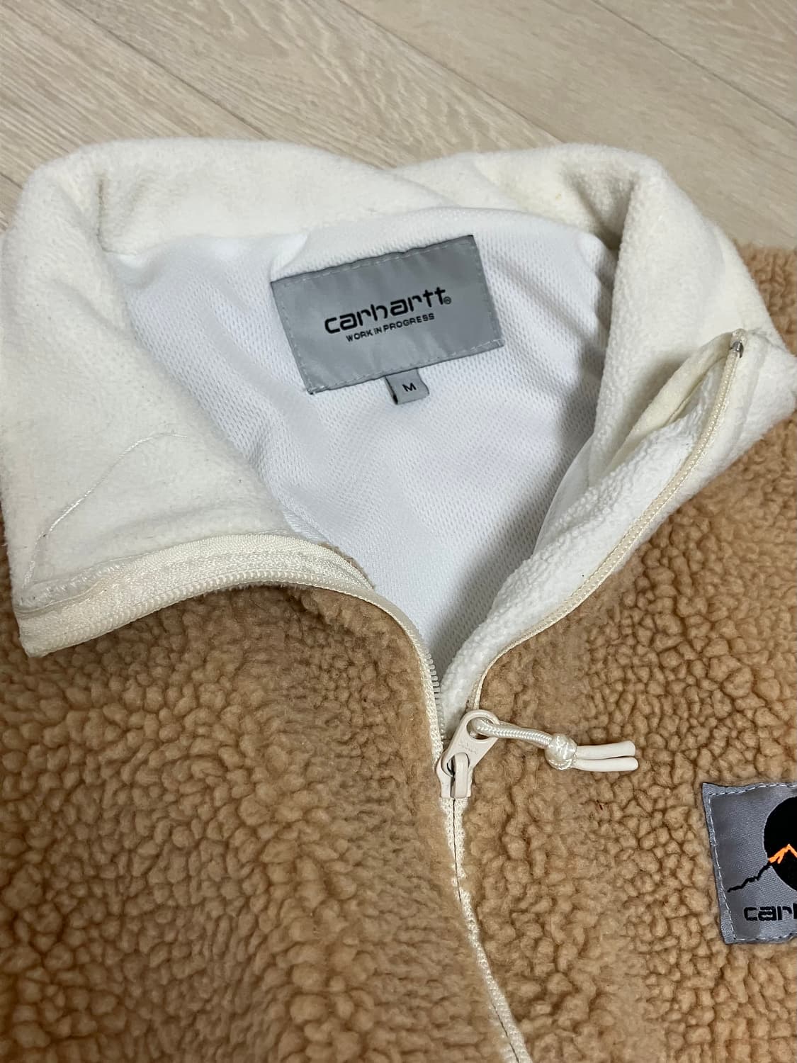 칼하트 아웃도어 c 후리스 자켓 아이보리 상품이미지4
