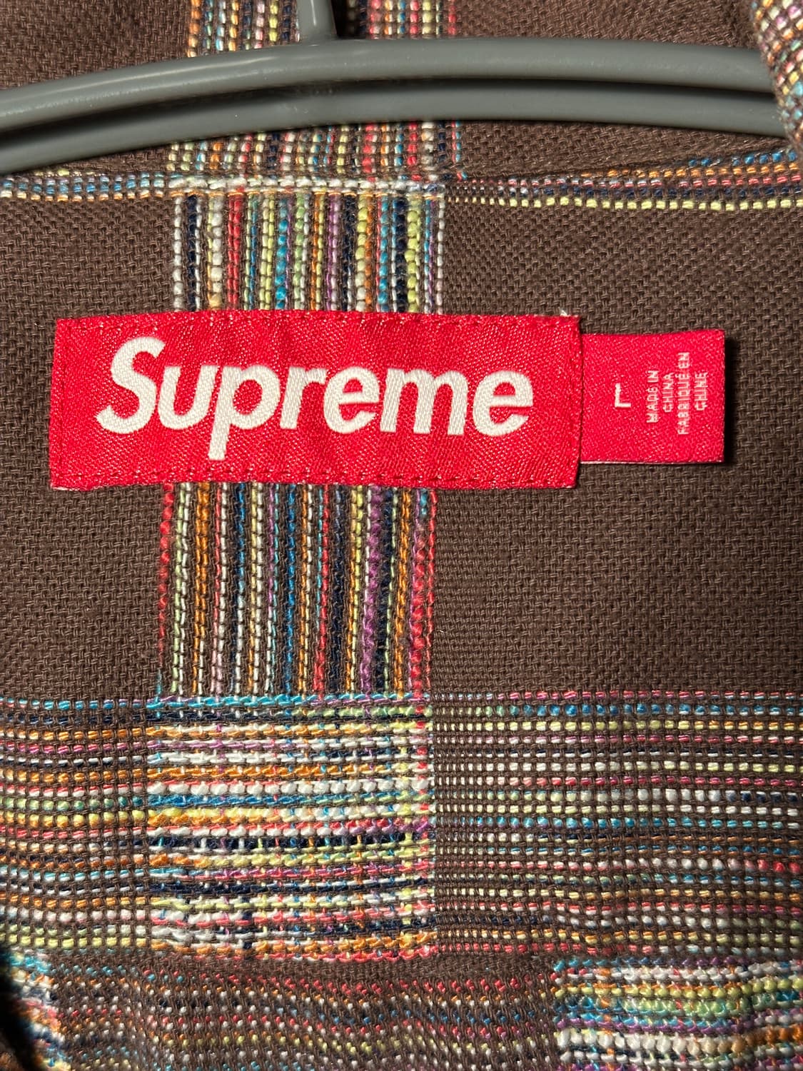 Supreme 23fw 브라운 셔츠 L  상품이미지3