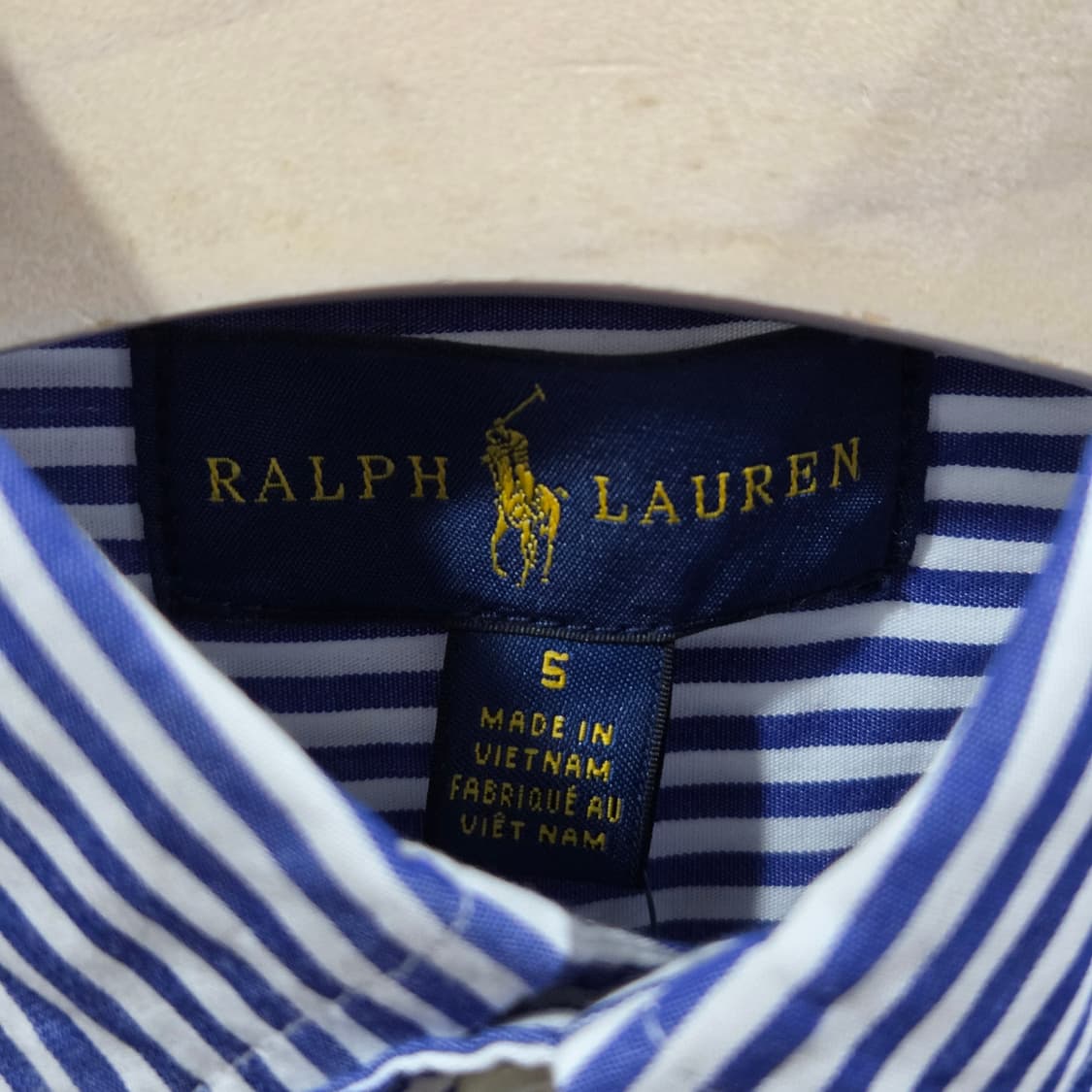 폴로랄프로렌 키즈 버튼다운 스트라이프 셔츠 5  상품이미지3