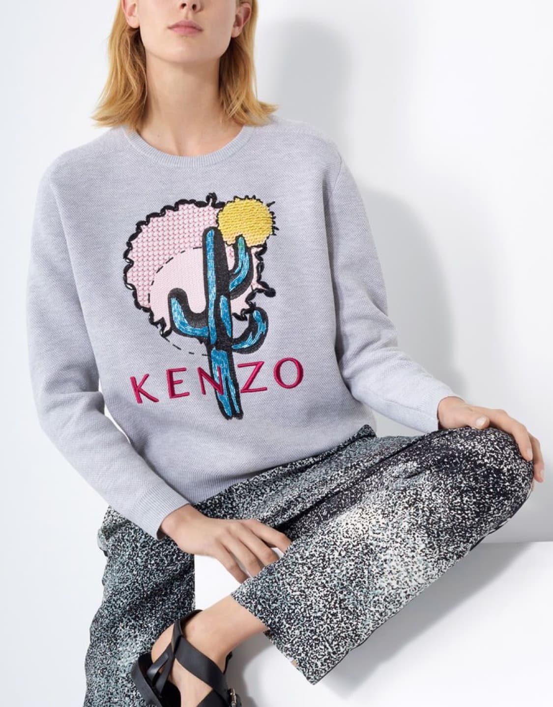 KENZo 겐조 선인장 니트 스웨터 상품이미지6