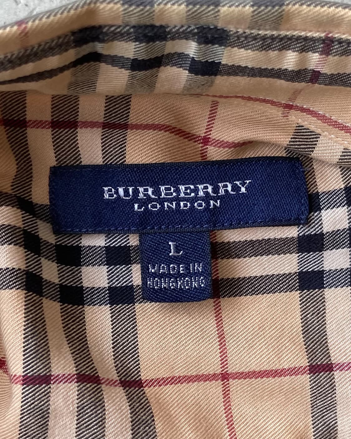 버버리 오리지널 클래식 노바 체크 셔츠 상품이미지5