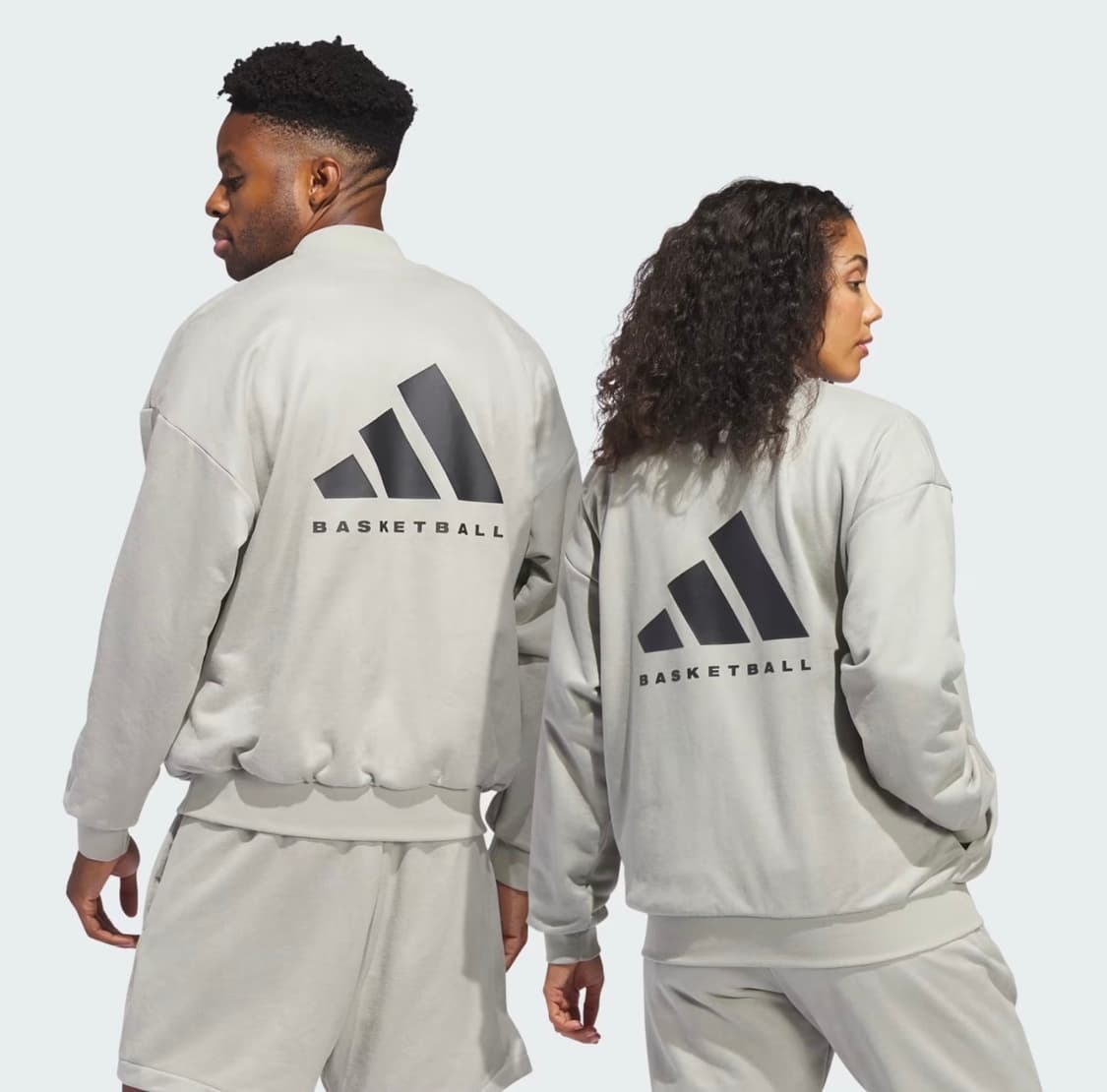 [아디다스] BASKETBALL SUEDED CREW SWEATSHIRT 상품이미지1