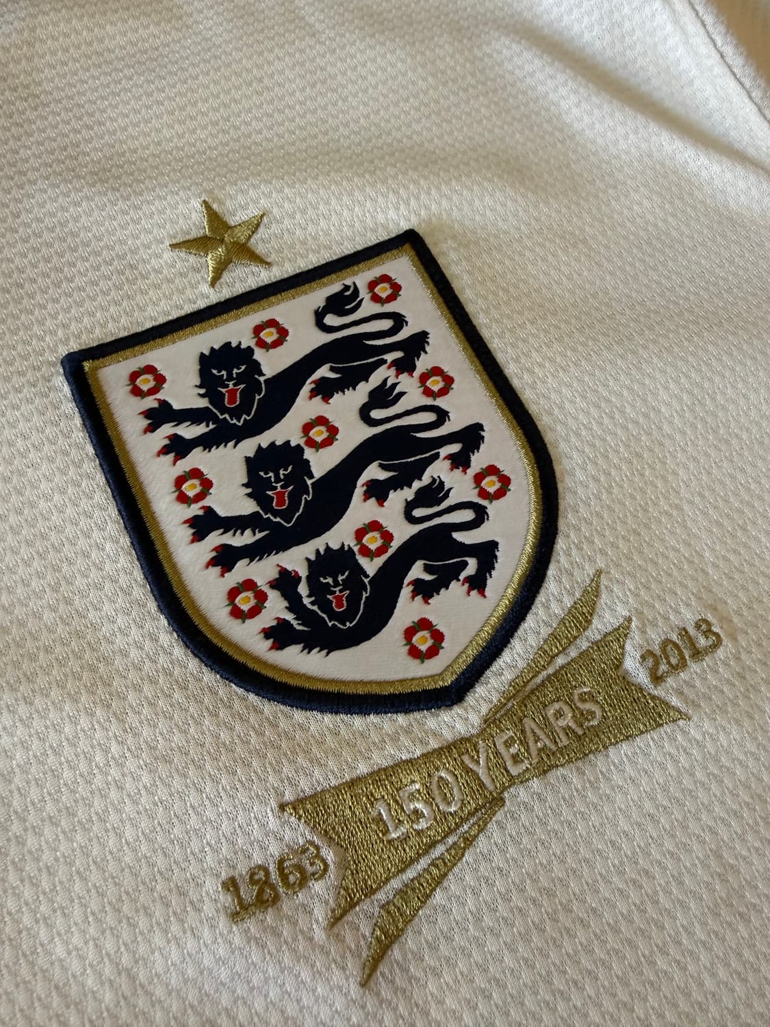 [해외L]2013 잉글랜드 150주년 홈 타운샌드 어센틱 유니폼 상품이미지3