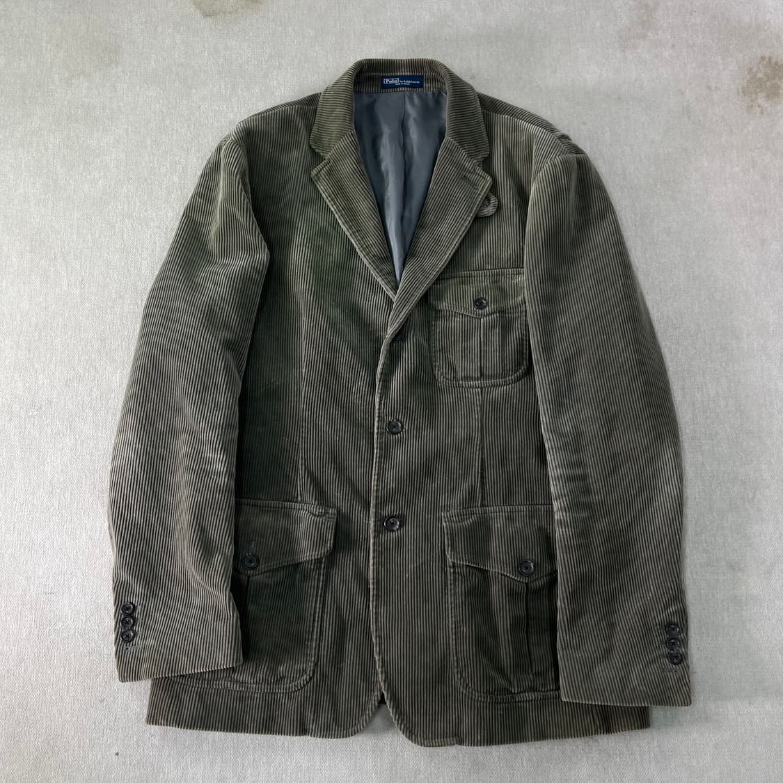 100 폴로랄프로렌 코듀로이 카키 블레이져 자켓 상품이미지1