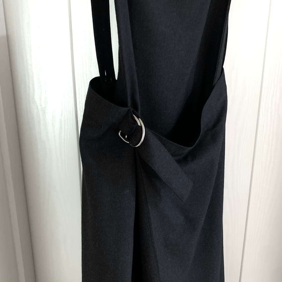 요지 야마모토 워크샵 서스펜더 랩 스커트 원피스 에이프런 타입 상품이미지3