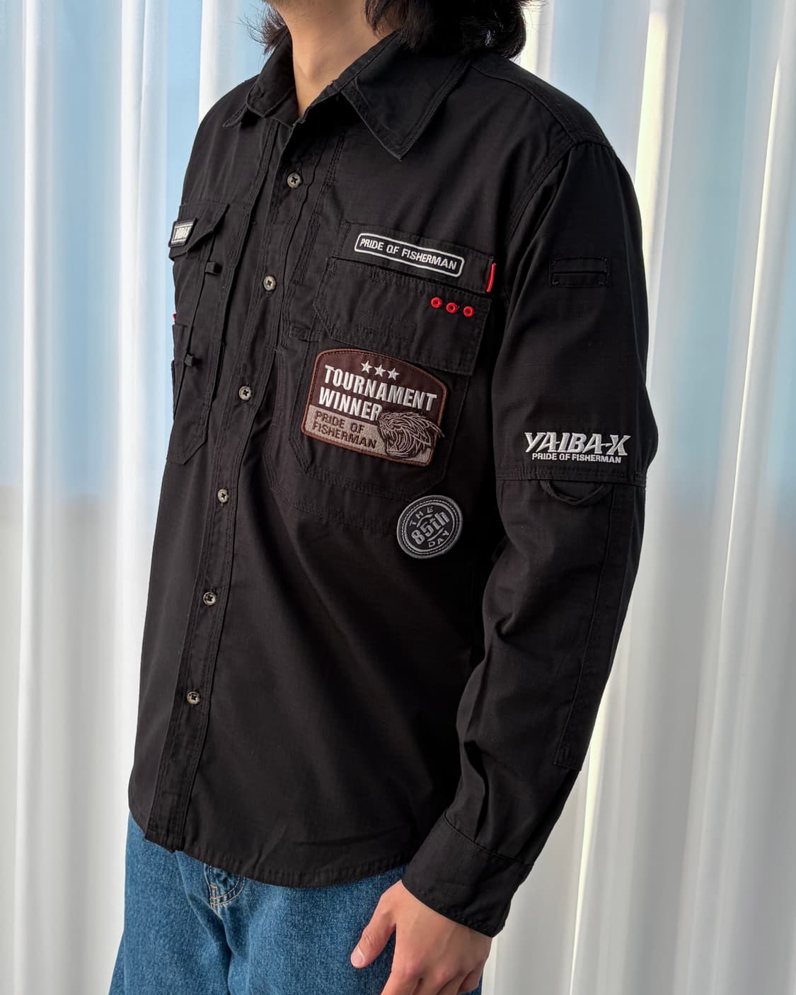 [L]YAIBA-X 야이바 엑스 피셔맨 낚시 셔츠 상품이미지5