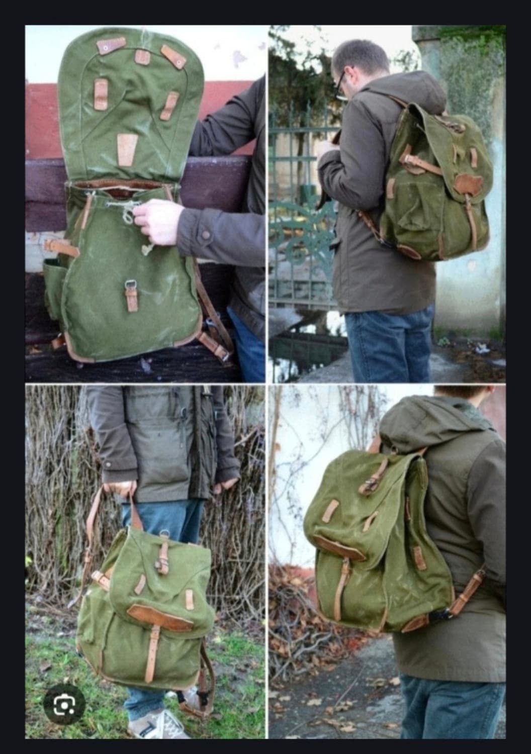 70s 루마니아군용 배낭 상품이미지8