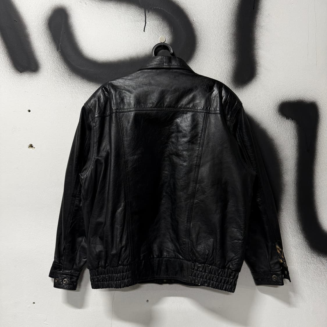 VTG 빈티지 100% 카우하이드 소가죽 A2 봄버 자켓 상품이미지2