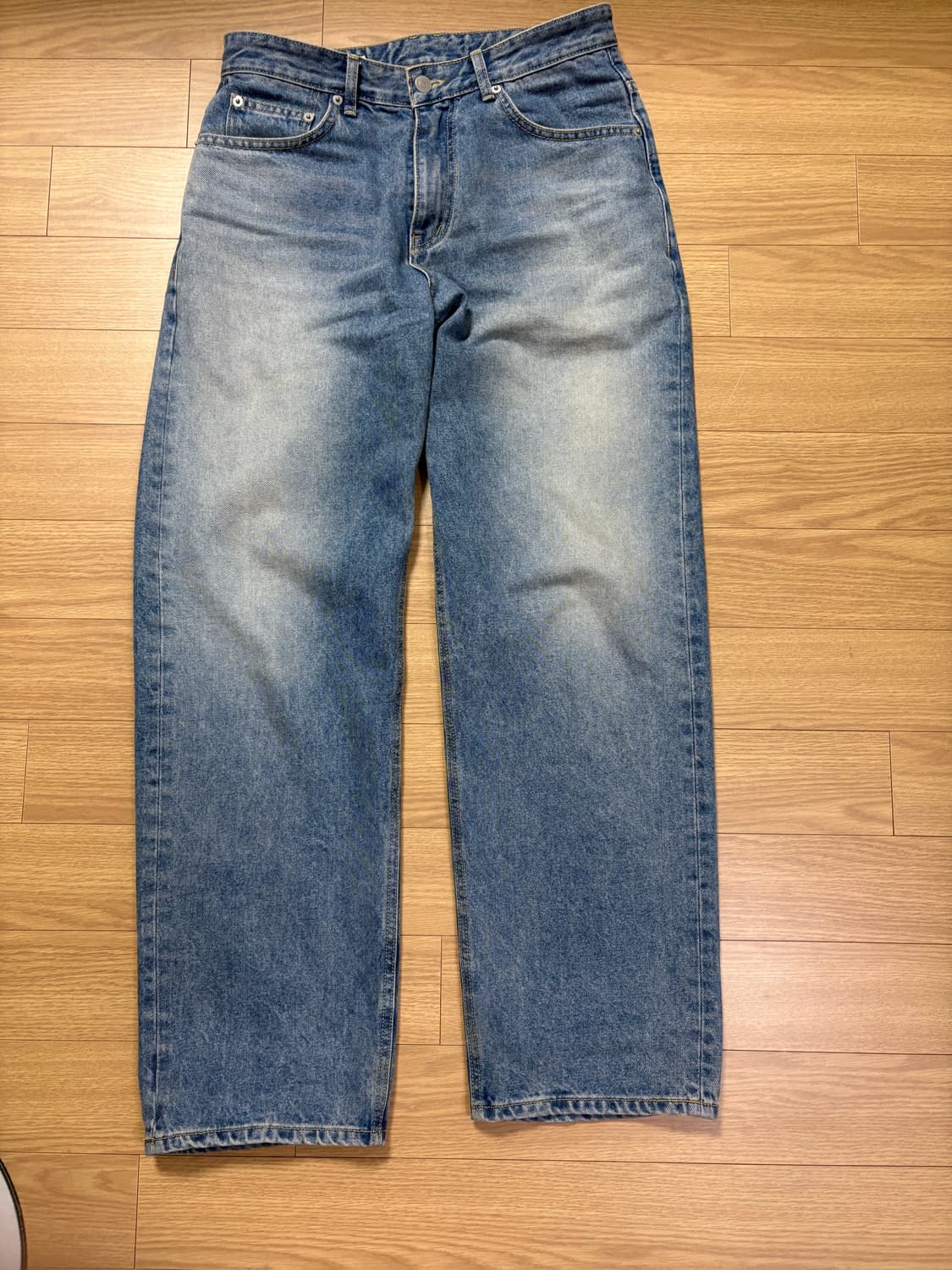 인더로우 와이드 테이퍼드 진 (1사이즈) 상품이미지2