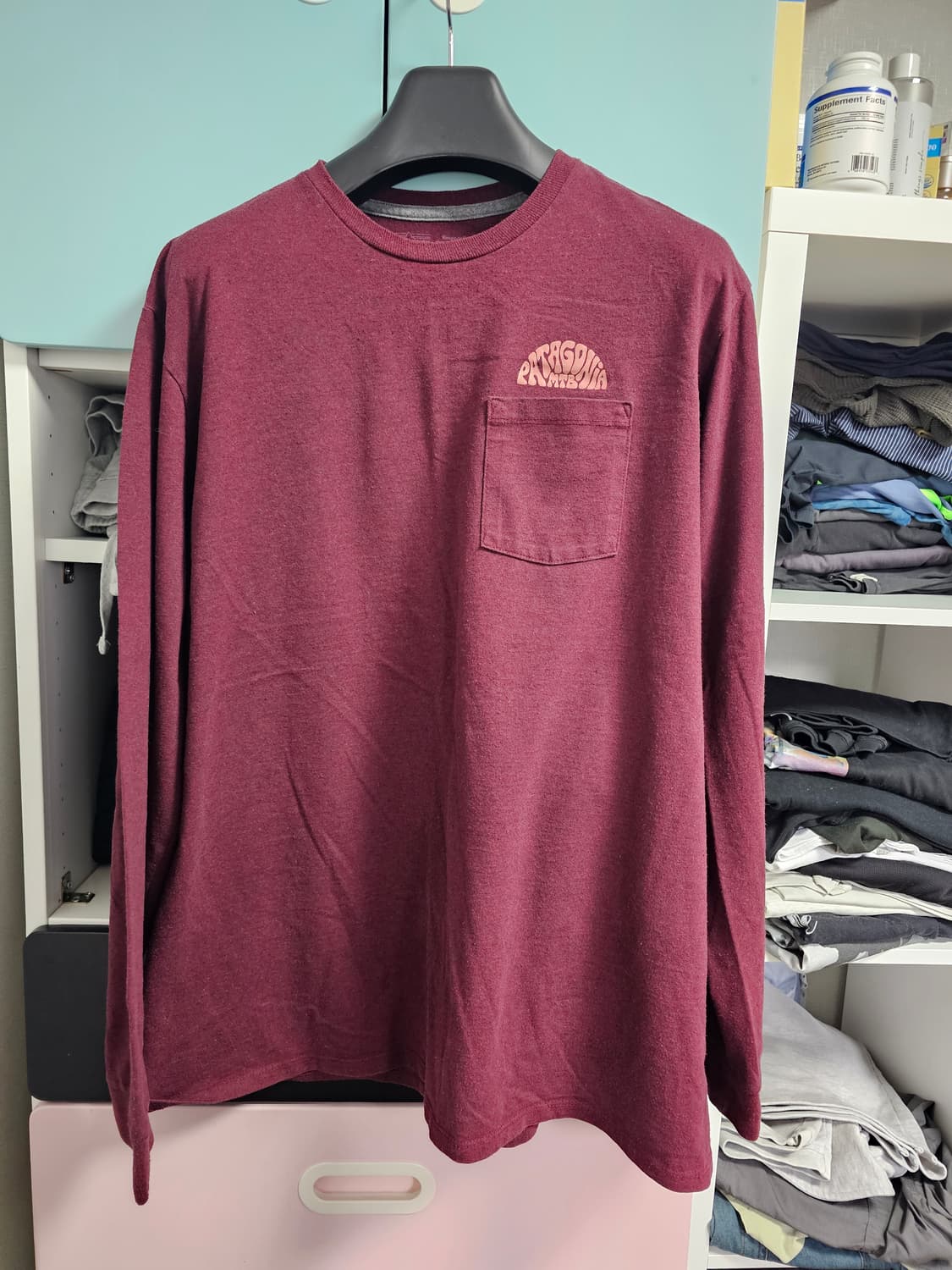 새거급 1회착용 파타고니아 긴팔 티셔츠 L 롱슬리브 상품이미지2