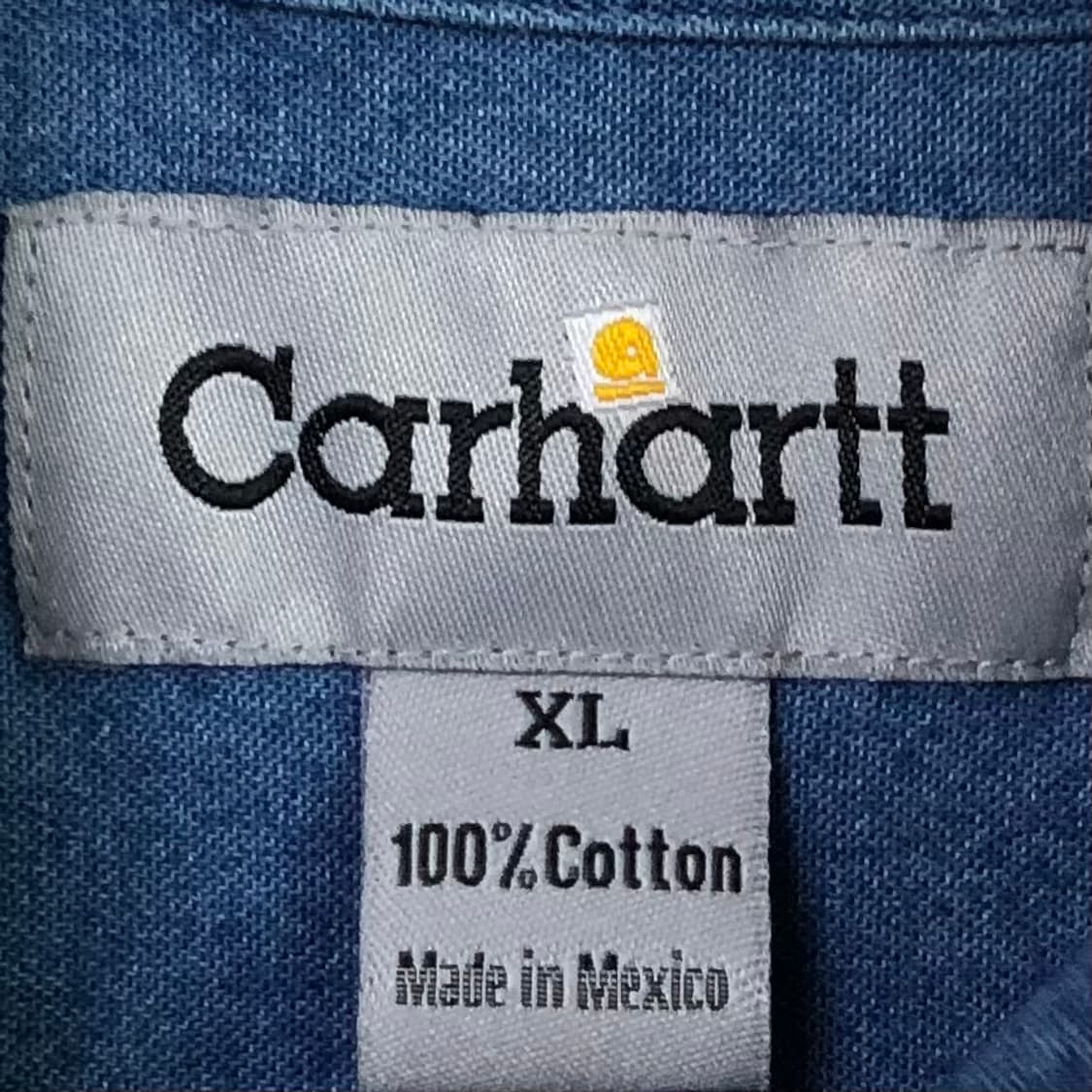 Xxl 칼하트 데님 셔츠 상품이미지3