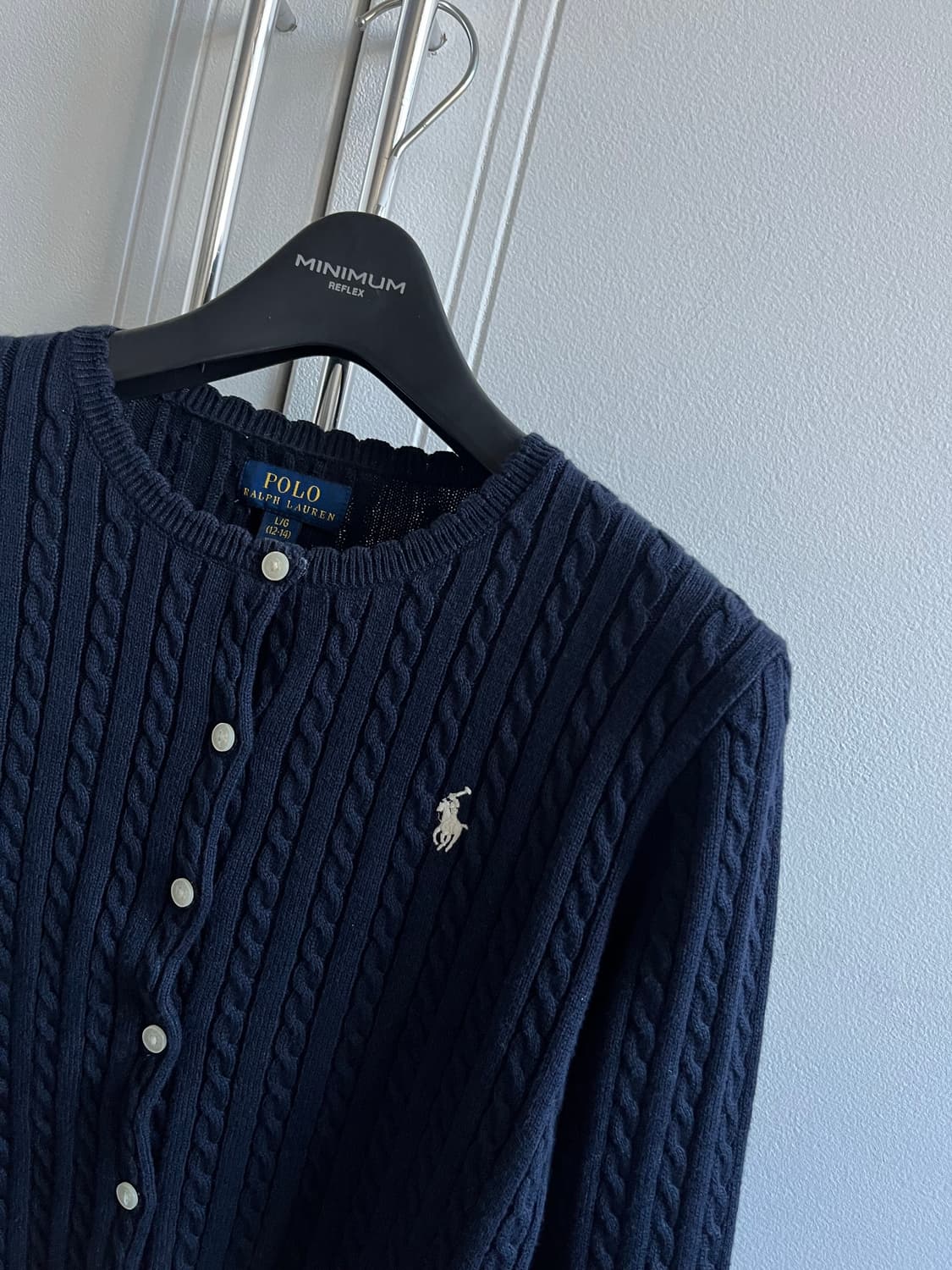 폴로 케이블 니트 가디건 상품이미지2
