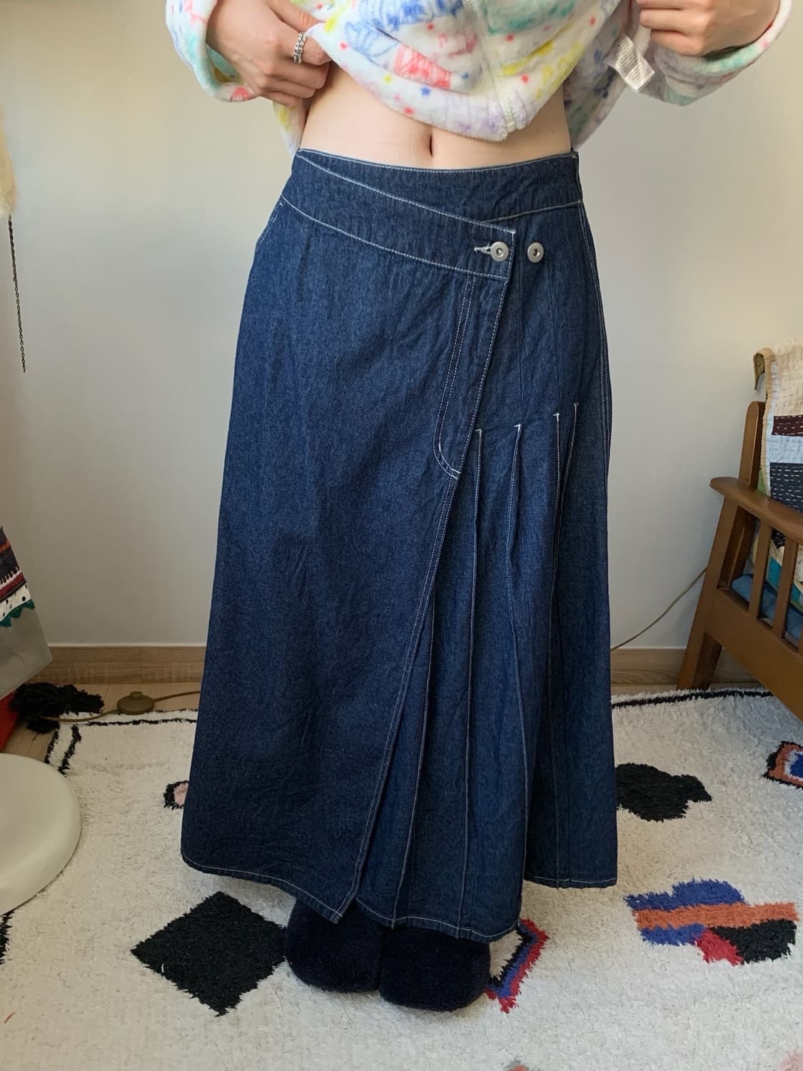 cloudnine, denim skirt 상품이미지1