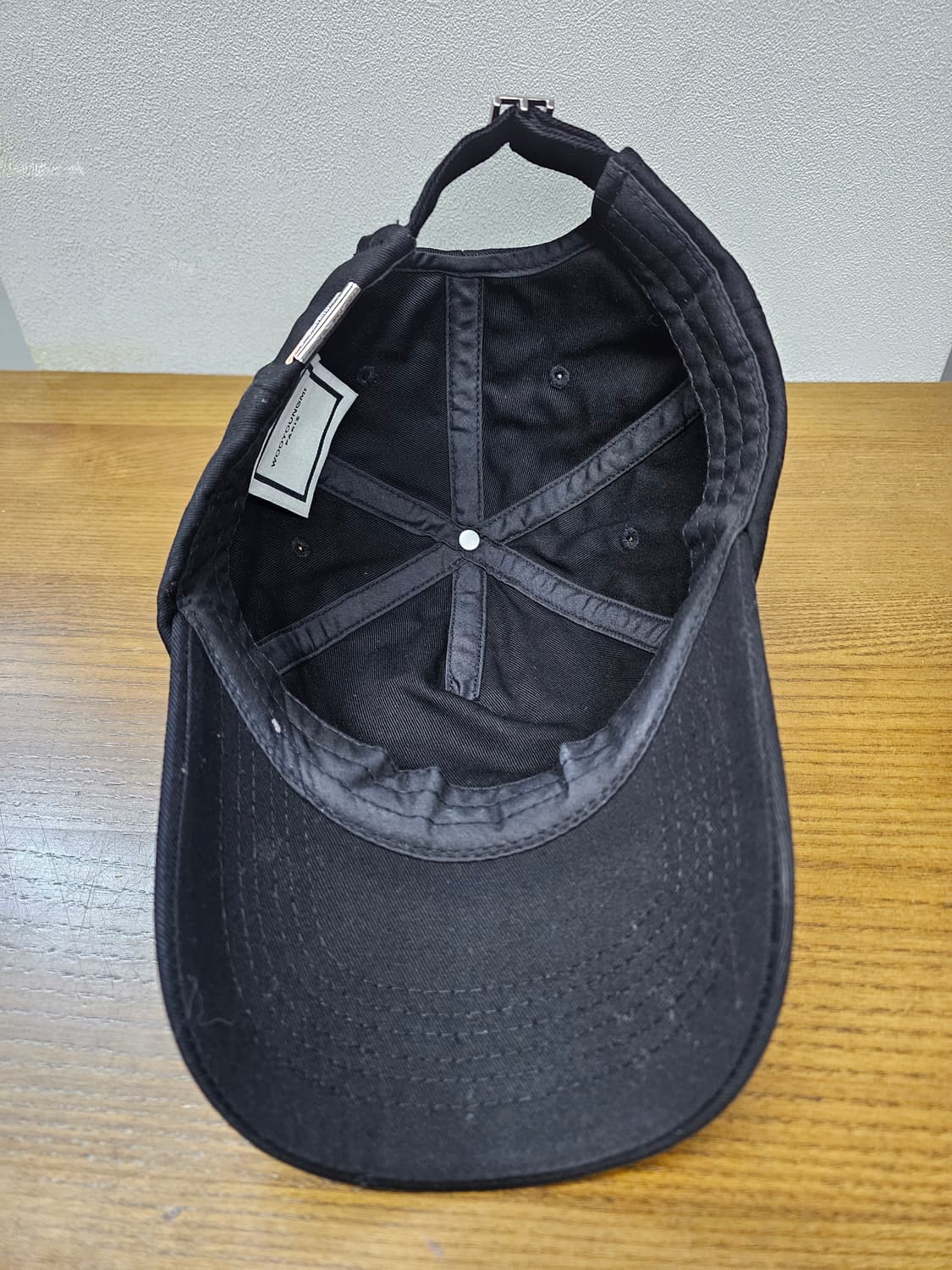 우영미 블랙 볼캡 모자 상품이미지5