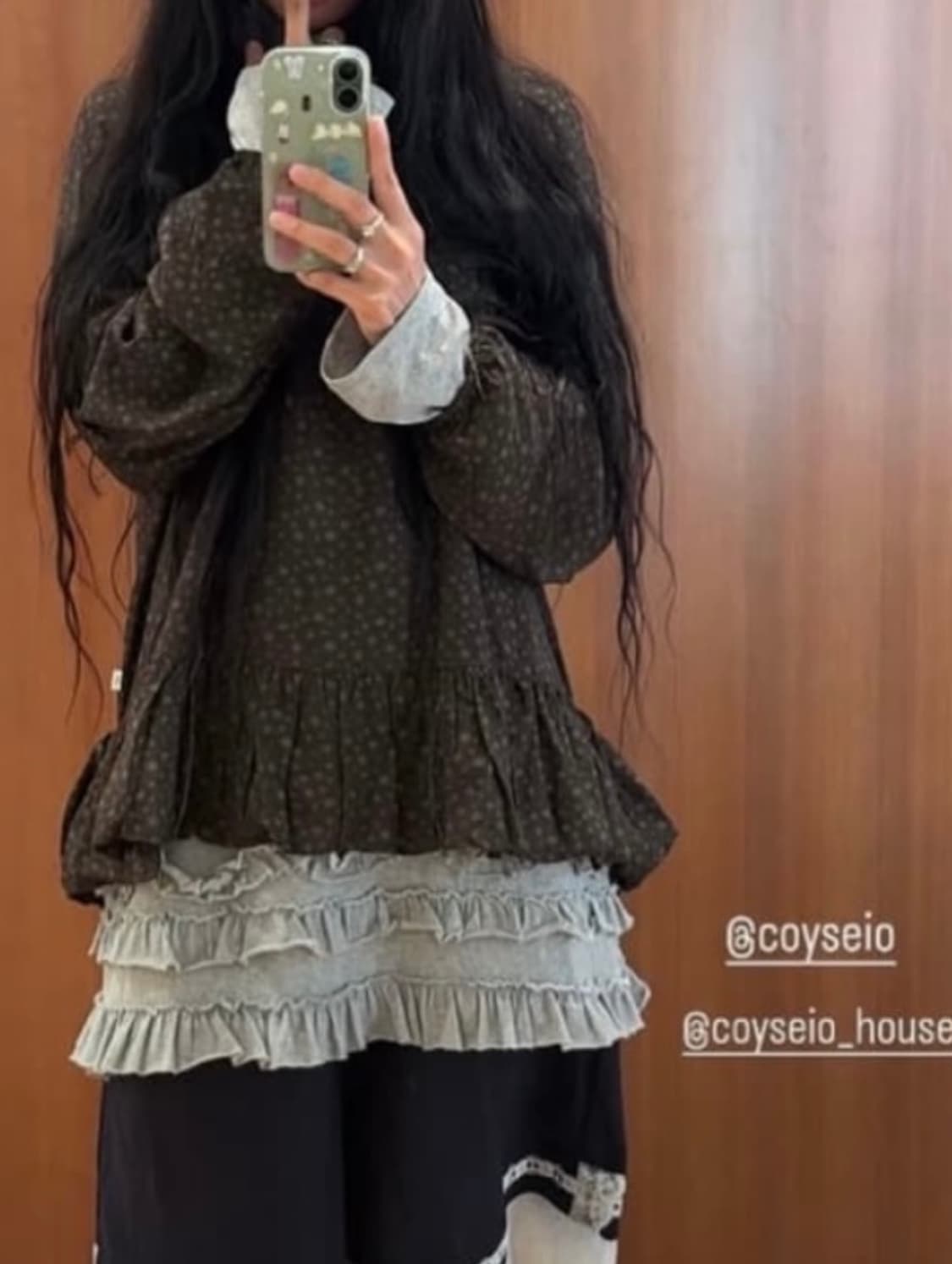Coyseio DUDU PUFF BLOUSE (BROWN) 상품이미지3