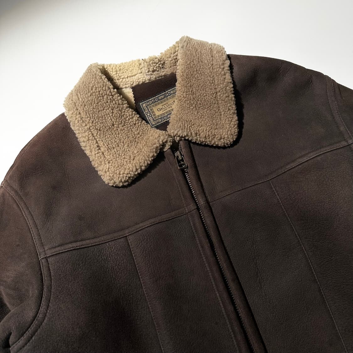 Gallucci 램스킨 시어링 무스탕 싱글 자켓 상품이미지3