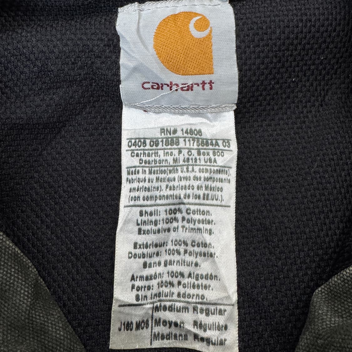 칼하트 OG 모스그린 덕액티브 J160 J130 mos 후드 워크자켓 상품이미지6