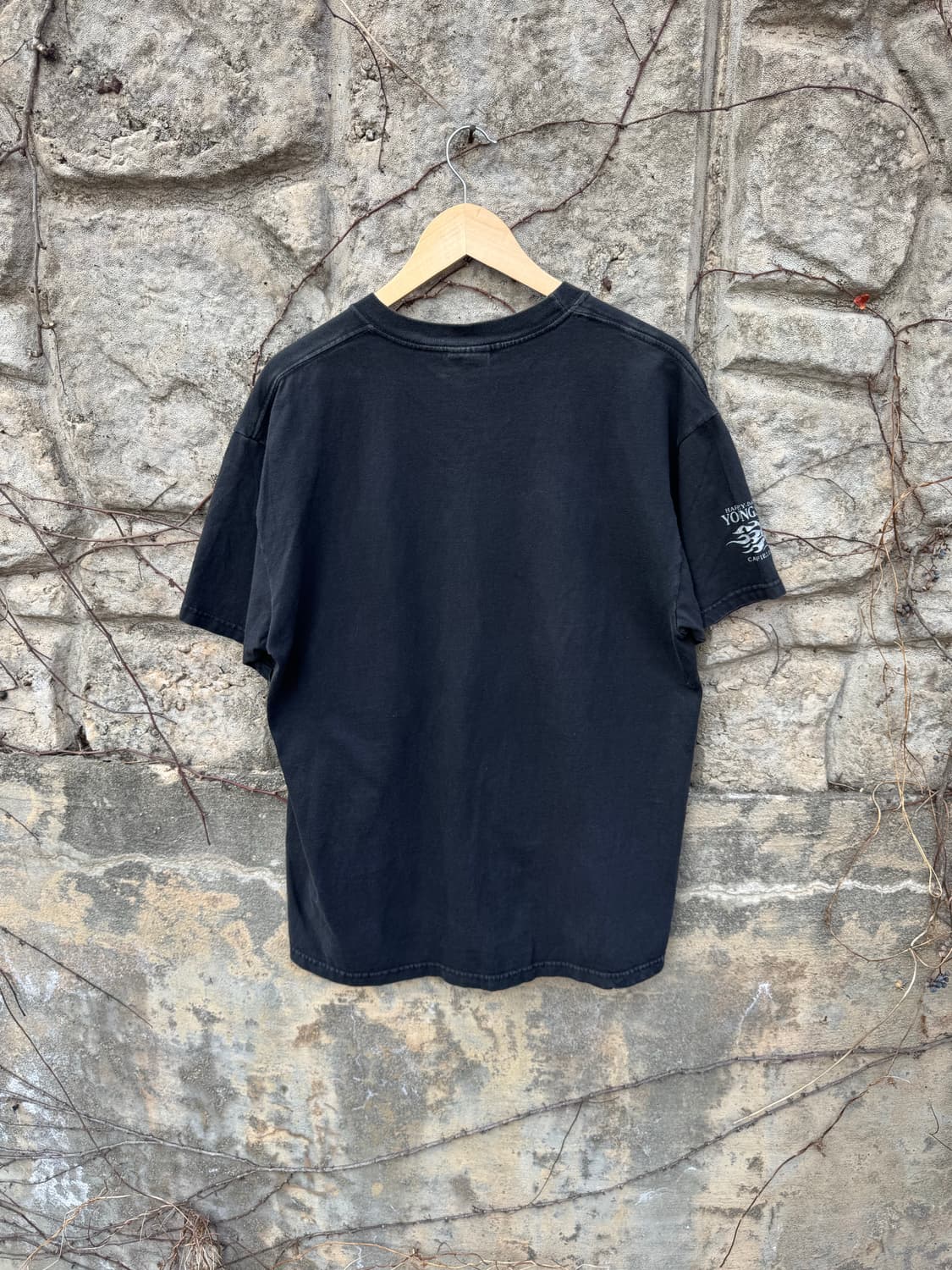 00s 할리데이비슨 빈티지 2003 헤인즈 로고 프린팅 반팔 티셔츠 L 상품이미지2