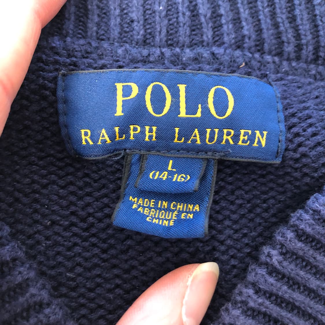 폴로 랄프로렌 빅포니 니트 집업  상품이미지5