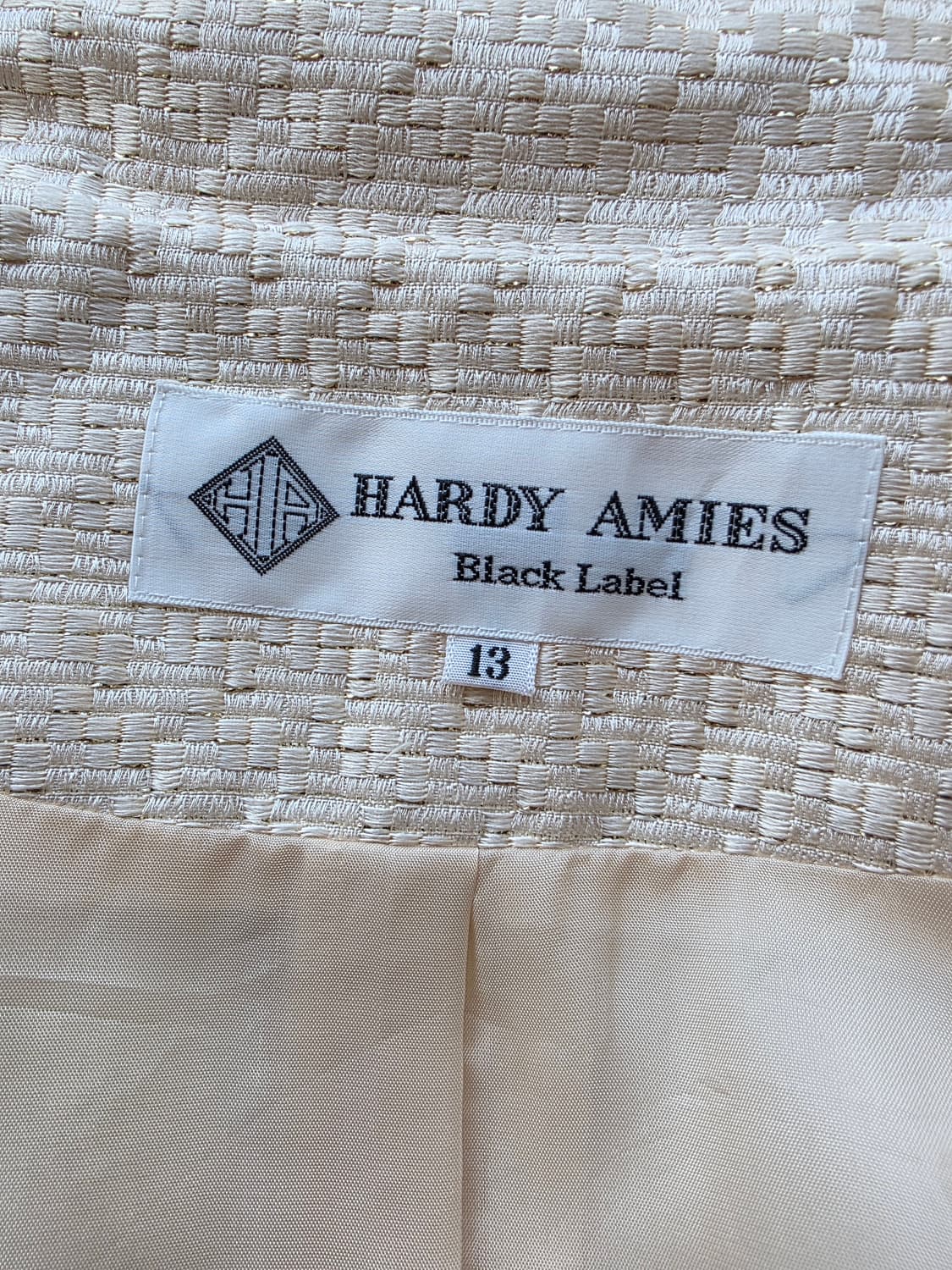 하디 에이미스(Hardy Amies) 블랙라벨 실크 자카드 투피스 셋업 상품이미지6