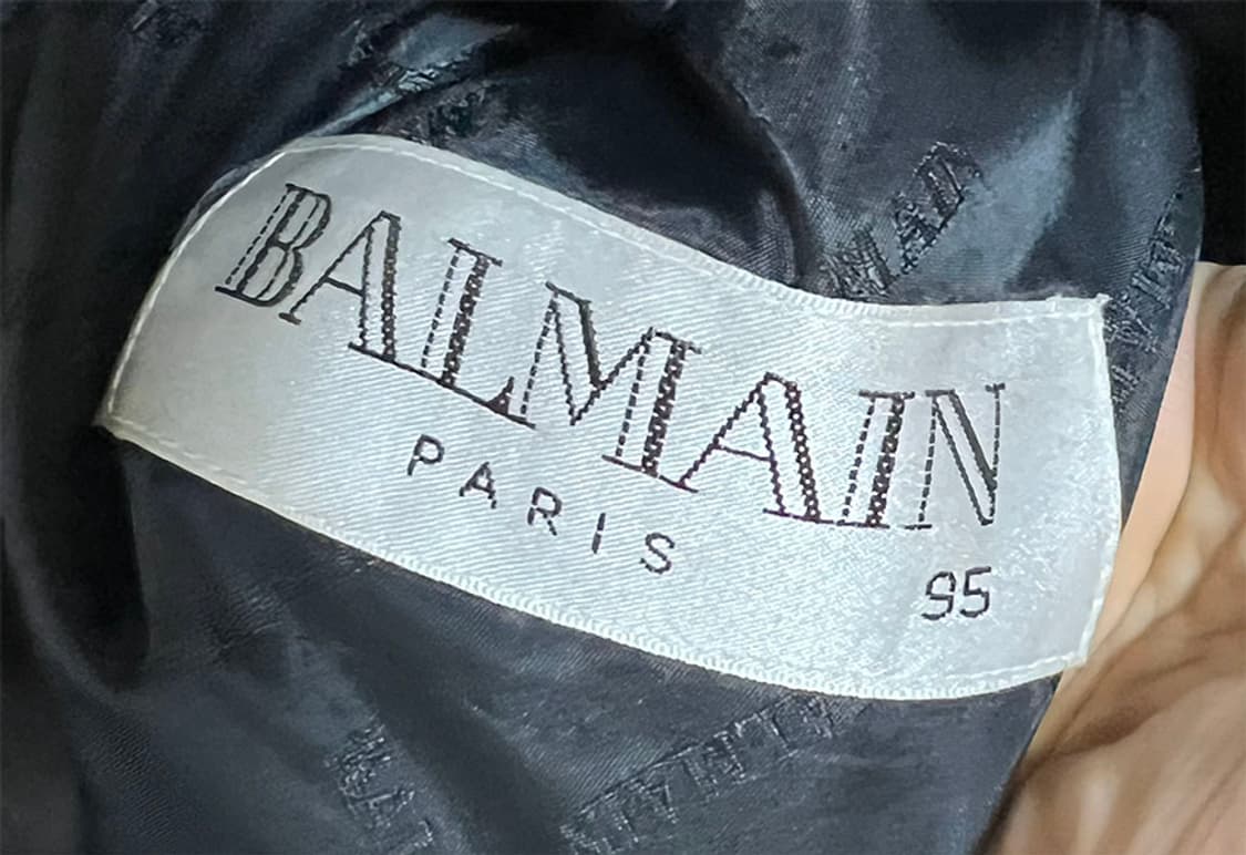 BALMAIN 발망 남자 모직 하프자켓 캐주얼 M 95-100  상품이미지5