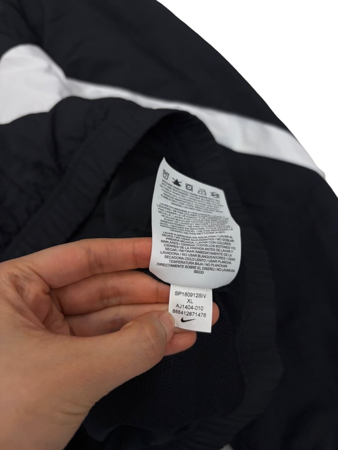 나이키 빅스우시 아노락 바람막이 블랙 (XL) 상품이미지8