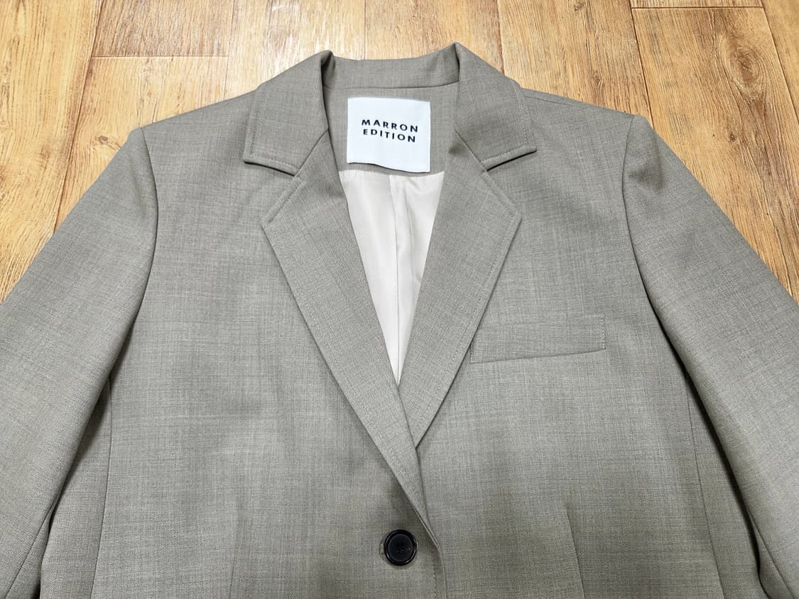 마론에디션 얼티메이트 그레이 싱글자켓 프리사이즈 새상품 상품이미지7