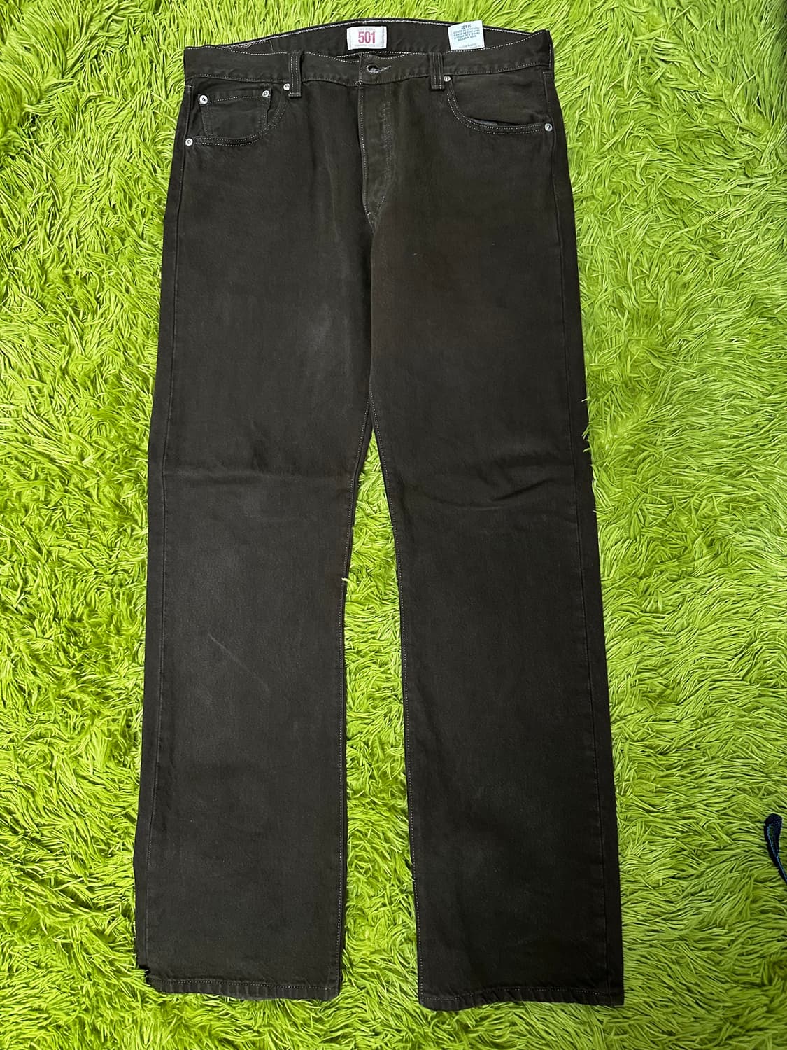 리바이스 501 데님팬츠(갈색 긴기장) 상품이미지3