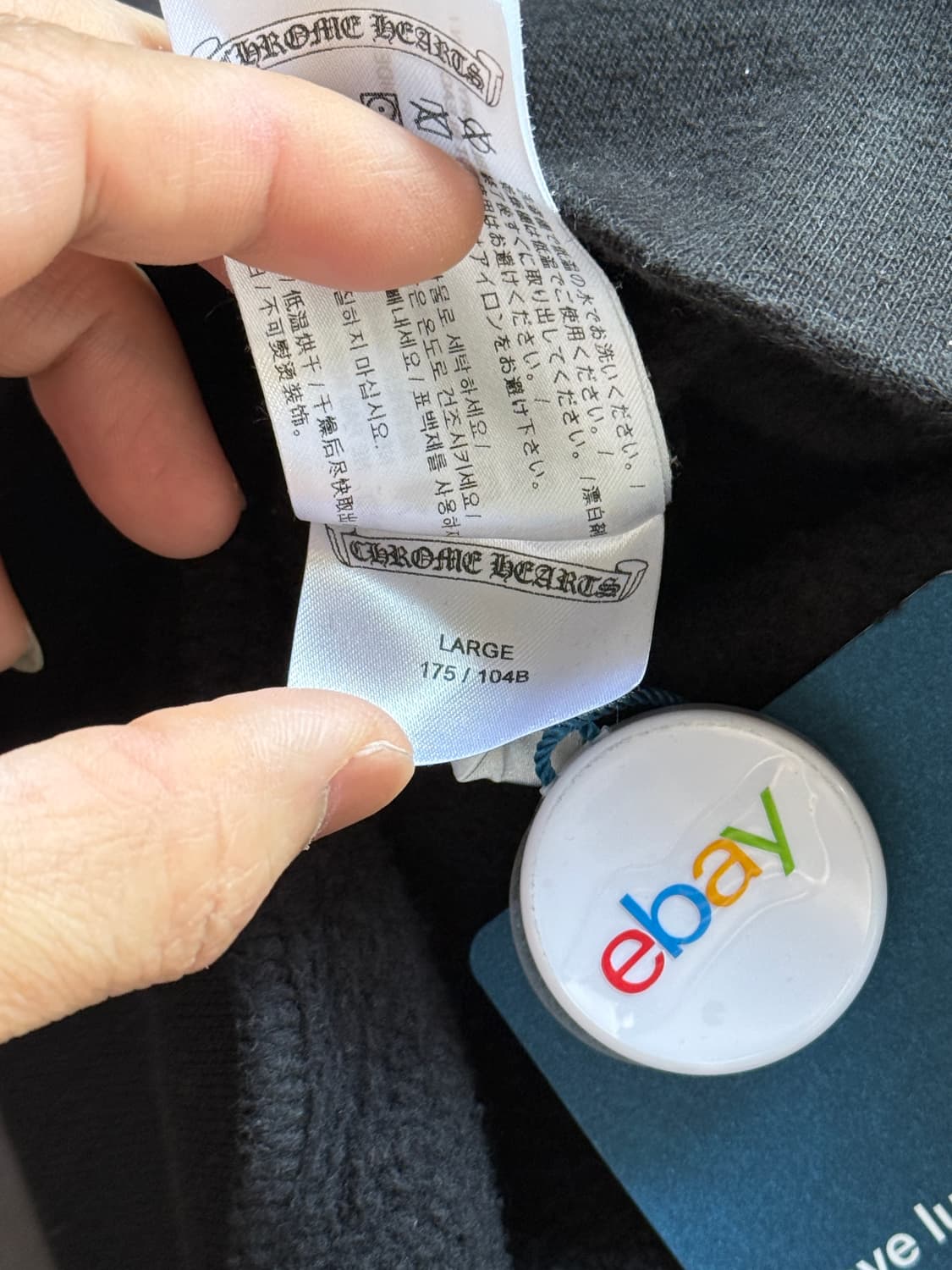 크롬하츠 세메터리 후드티 L 상품이미지5