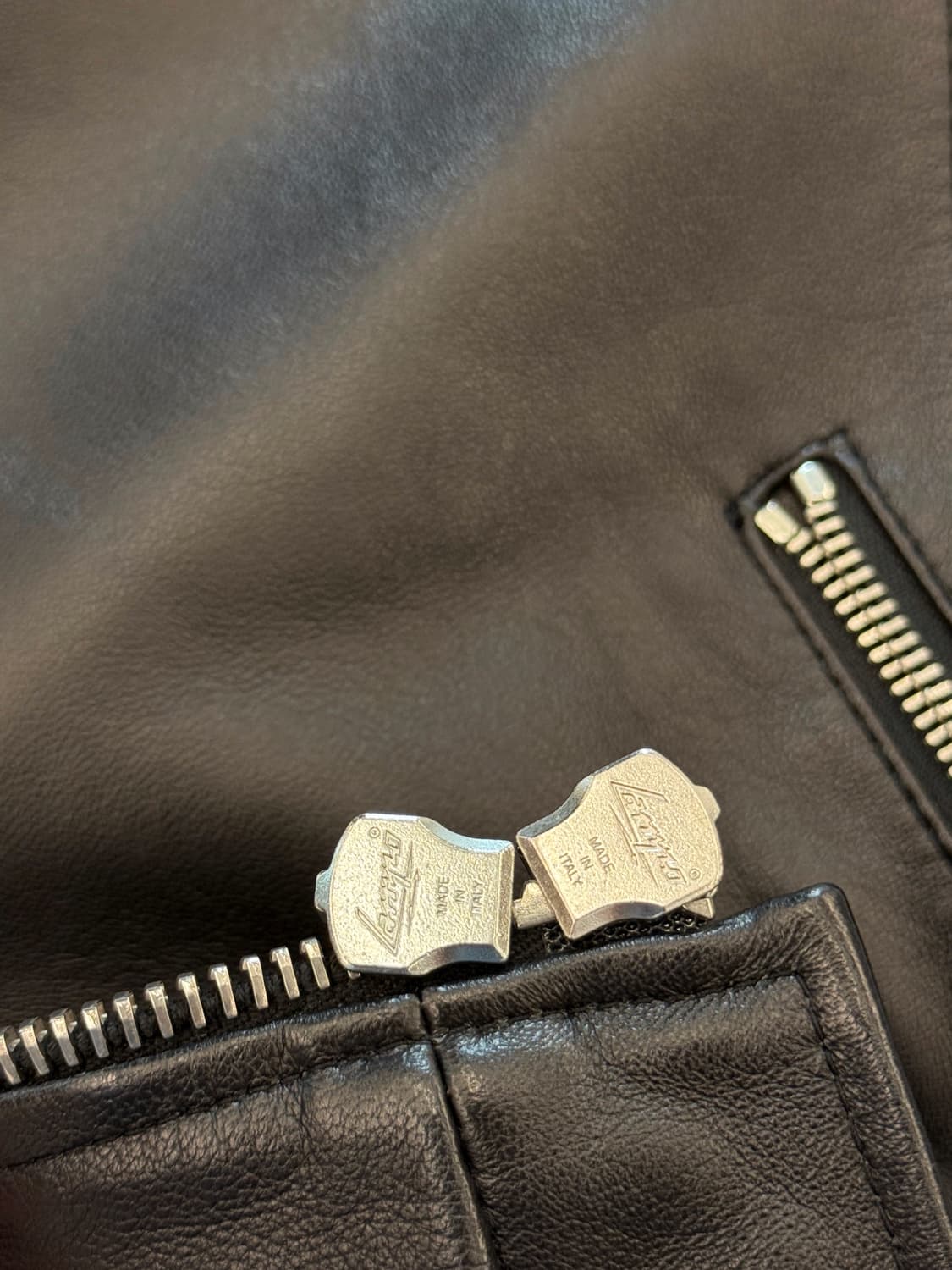 느와르 라르메스 양가죽 더블라이더 자켓 상품이미지4