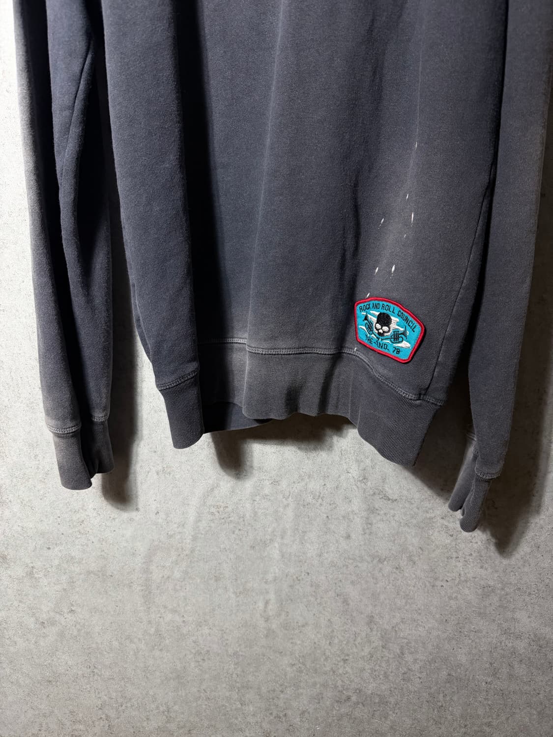 디젤 워싱 페인팅 후드집업 상품이미지8