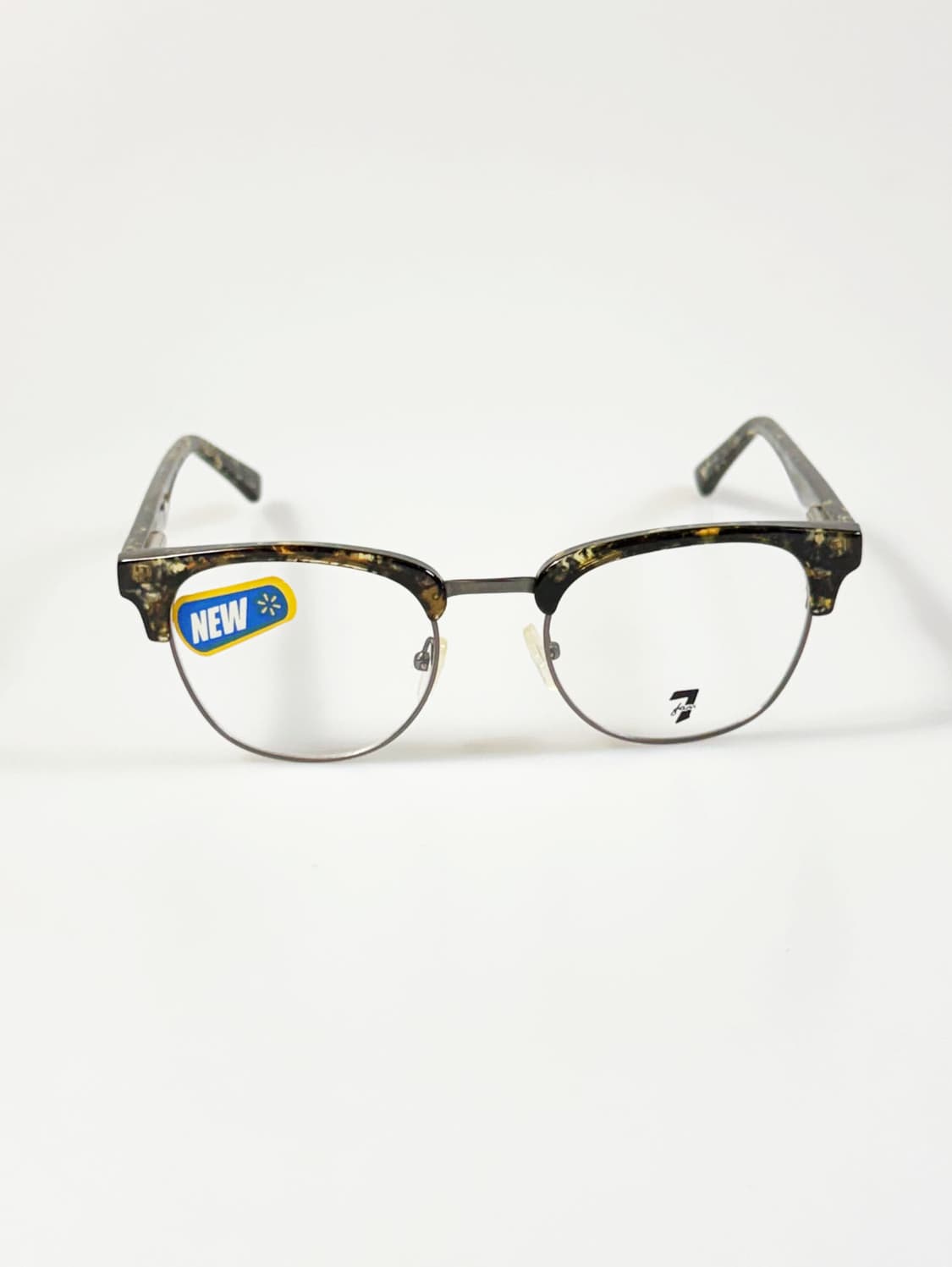 7kam 하금테 스퀘어 메탈 프레임 빈티지 안경 상품이미지1