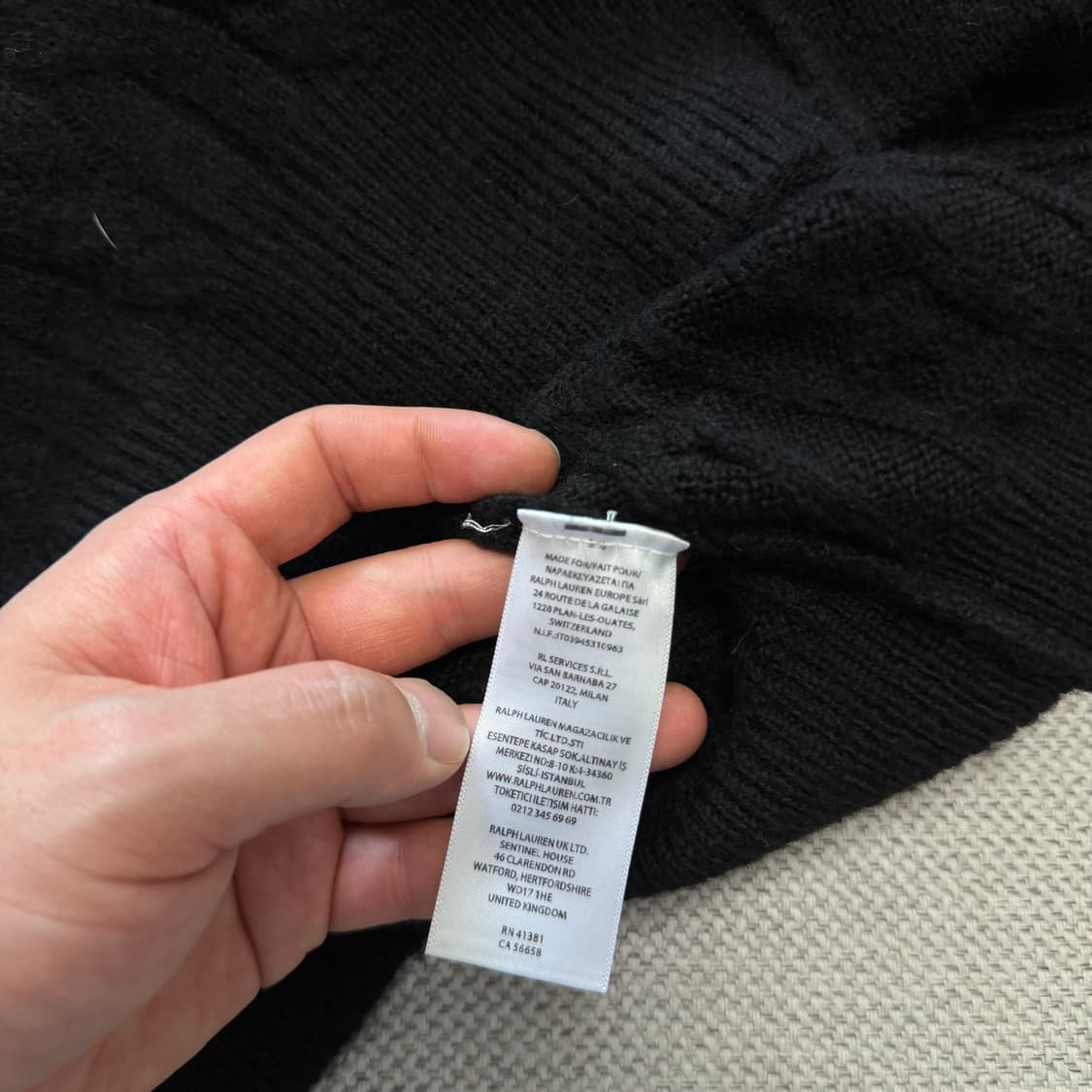 폴로 랄프로렌 케이블 니트 가디건 상품이미지3